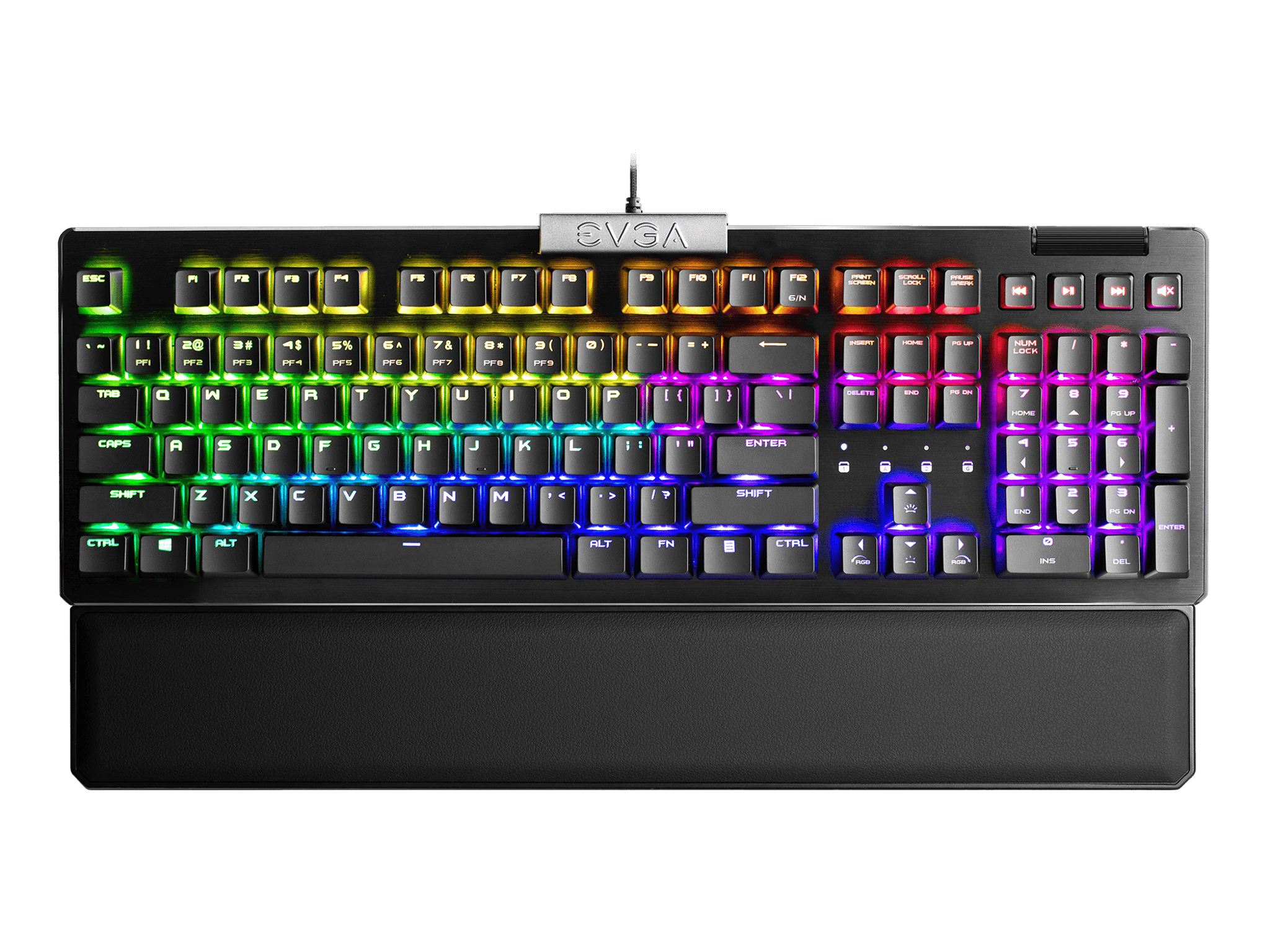 EVGA Z15 RGB Mechanical Gaming Keyboard (Clicky Switch) 822-W1-15US-KR
