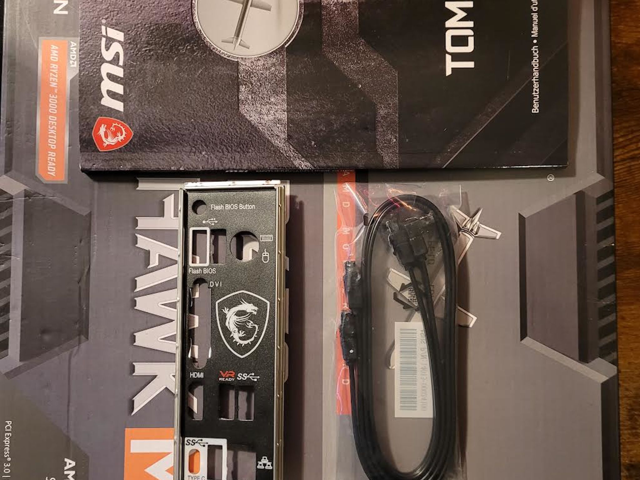 MSI AMD B450 Tomahawk Max ATX Motherboard | Barely Used