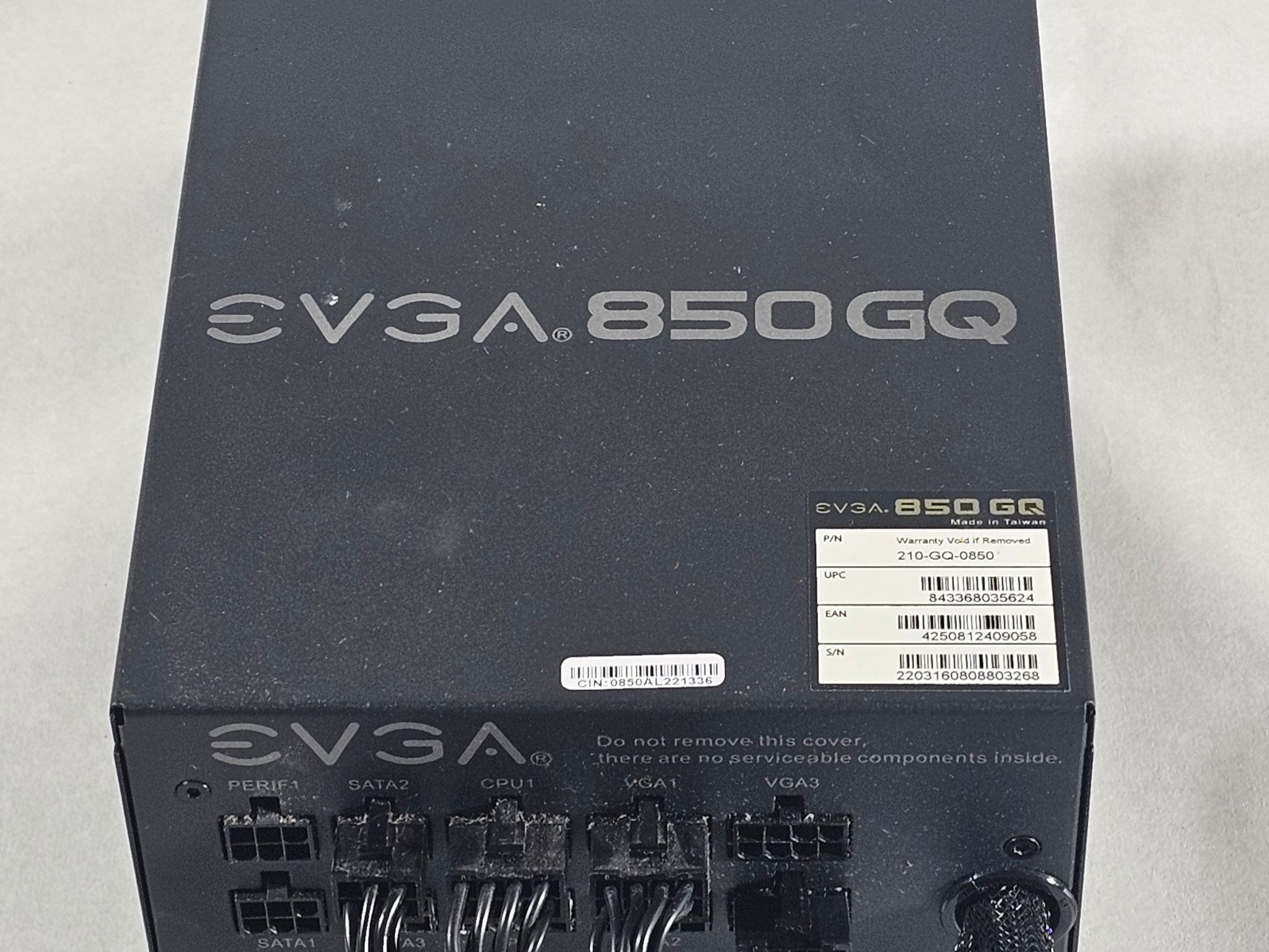 850 Watt PSU EVGA 850 GQ 80+ GOLD Power Supply