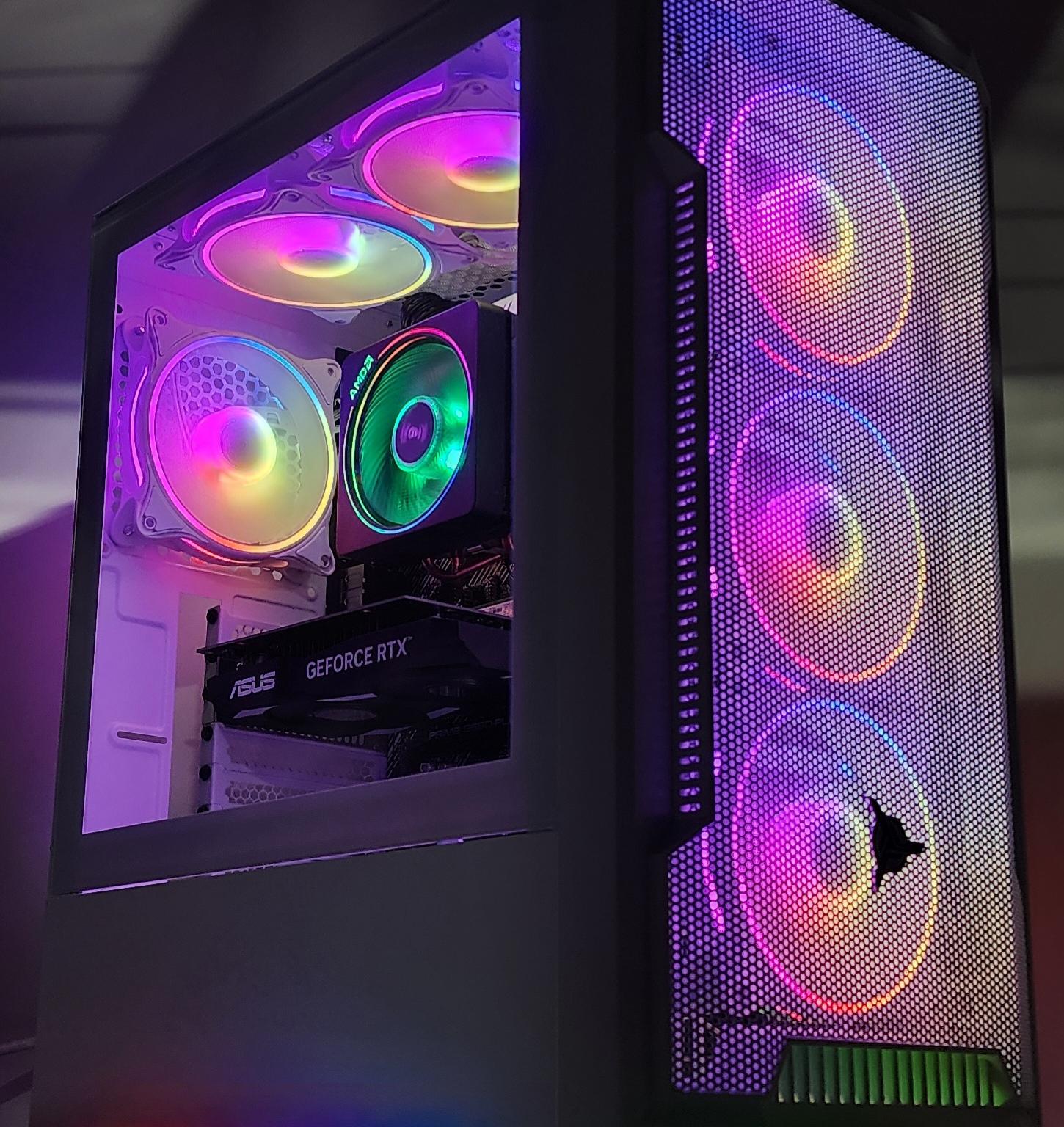 Gaming PC Ryzen 5 5500 16GB RAM 256GB SSD + 1TB HDD RTX 3050 6GB Win11 Computer