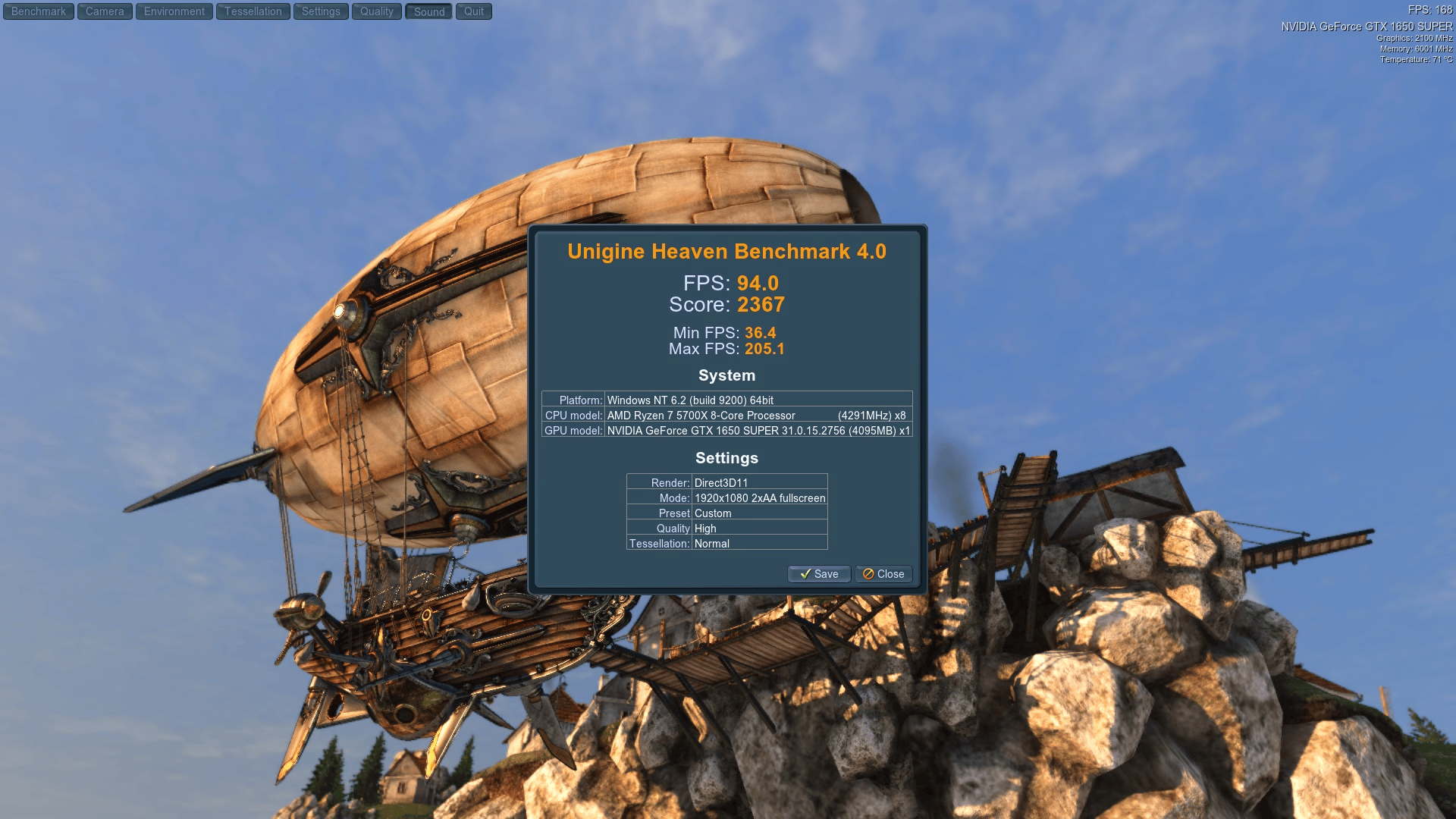 SFF Nvidia GTX 1650 Super