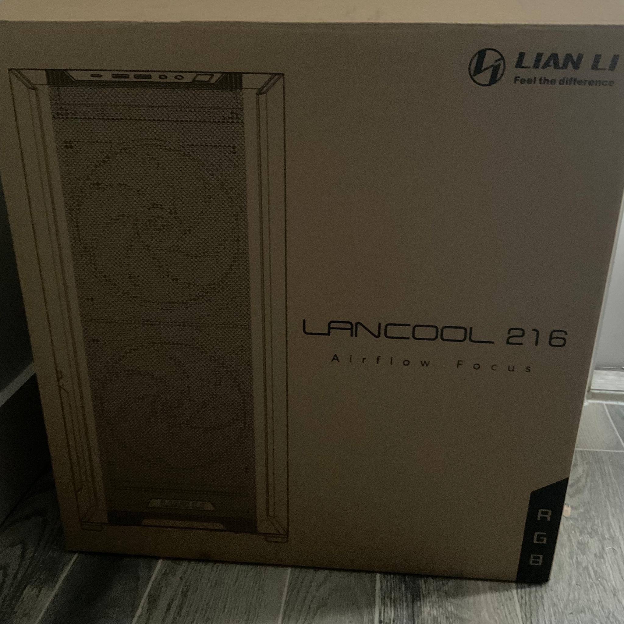 Like New! Lian Li Lancool 216 RGB Black Mid Tower Case