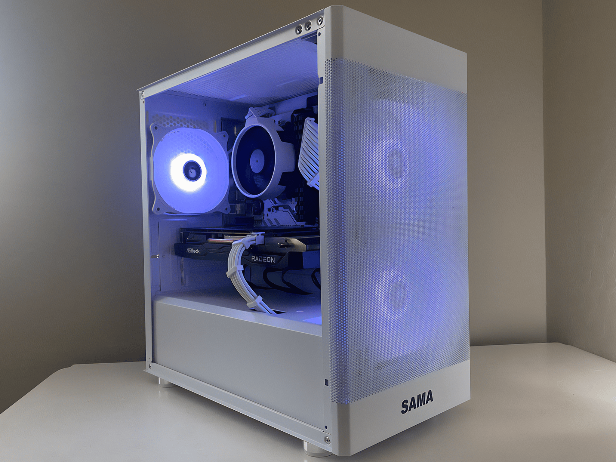 ❄️💵 SALE | RX 6600XT 8GB | RYZEN 5 5500 | 1TB SSD | 16GB RAM | WINDOWS 11 | WHITE RGB 💵 ❄️