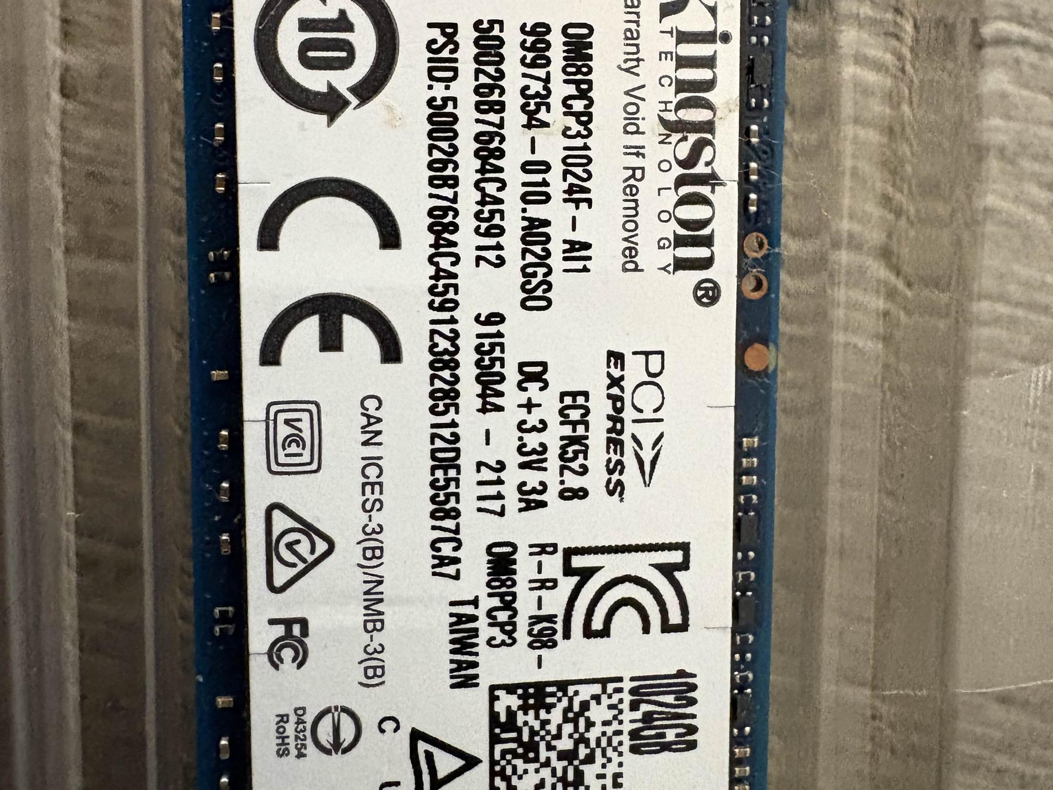 1 terabyte nvme m.2 storage drive