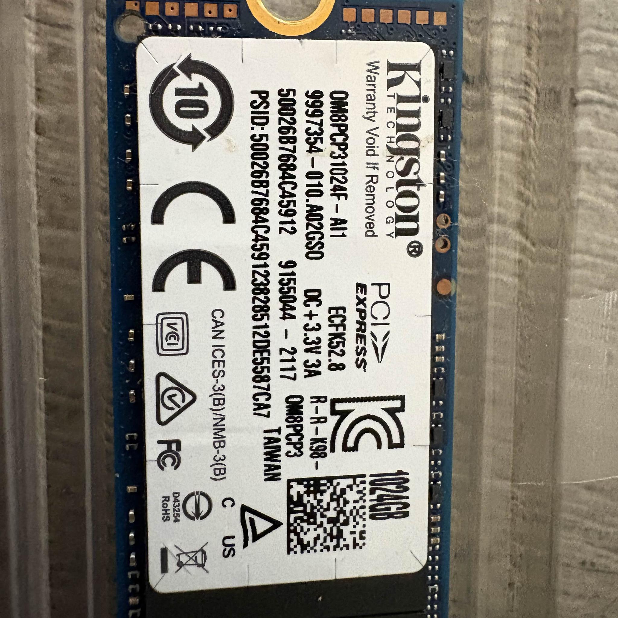 1 terabyte nvme m.2 storage drive