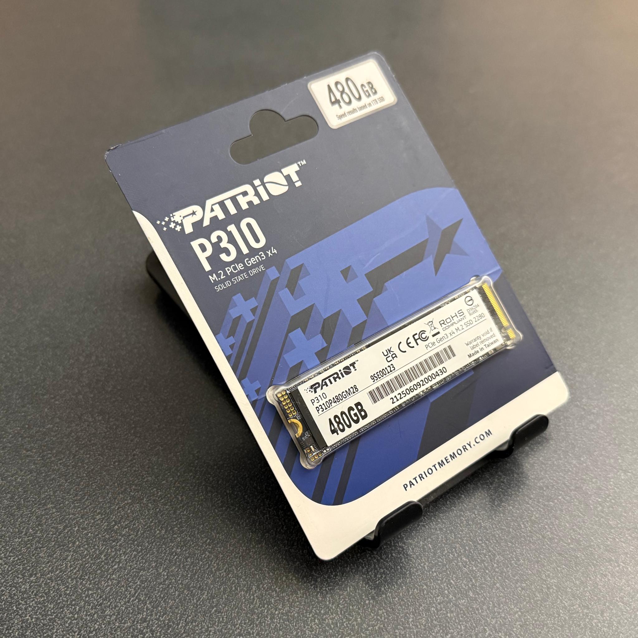 NEW 480GB Patriot P310 NVMe M.2 SSD