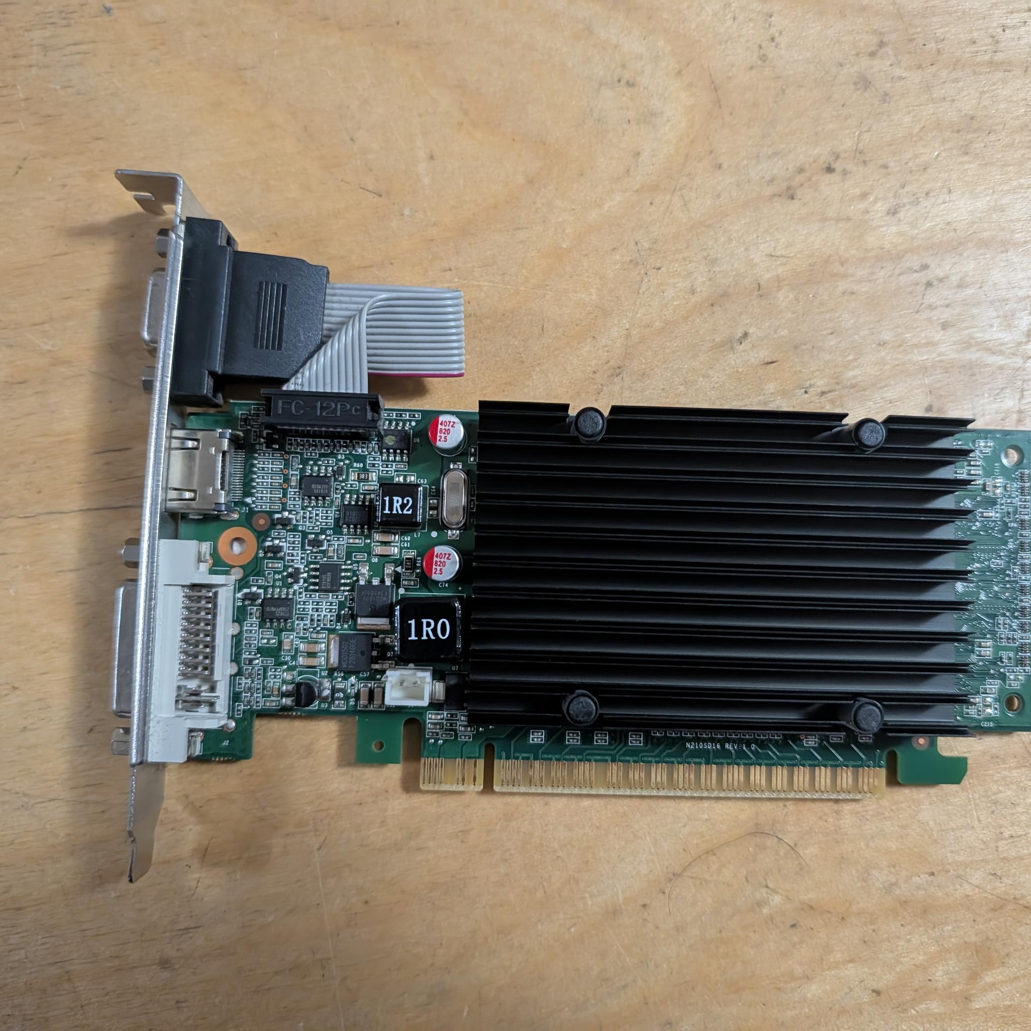 I7 3770 + Z77 motherboard + 16GB DDR3 + GT210 1GB