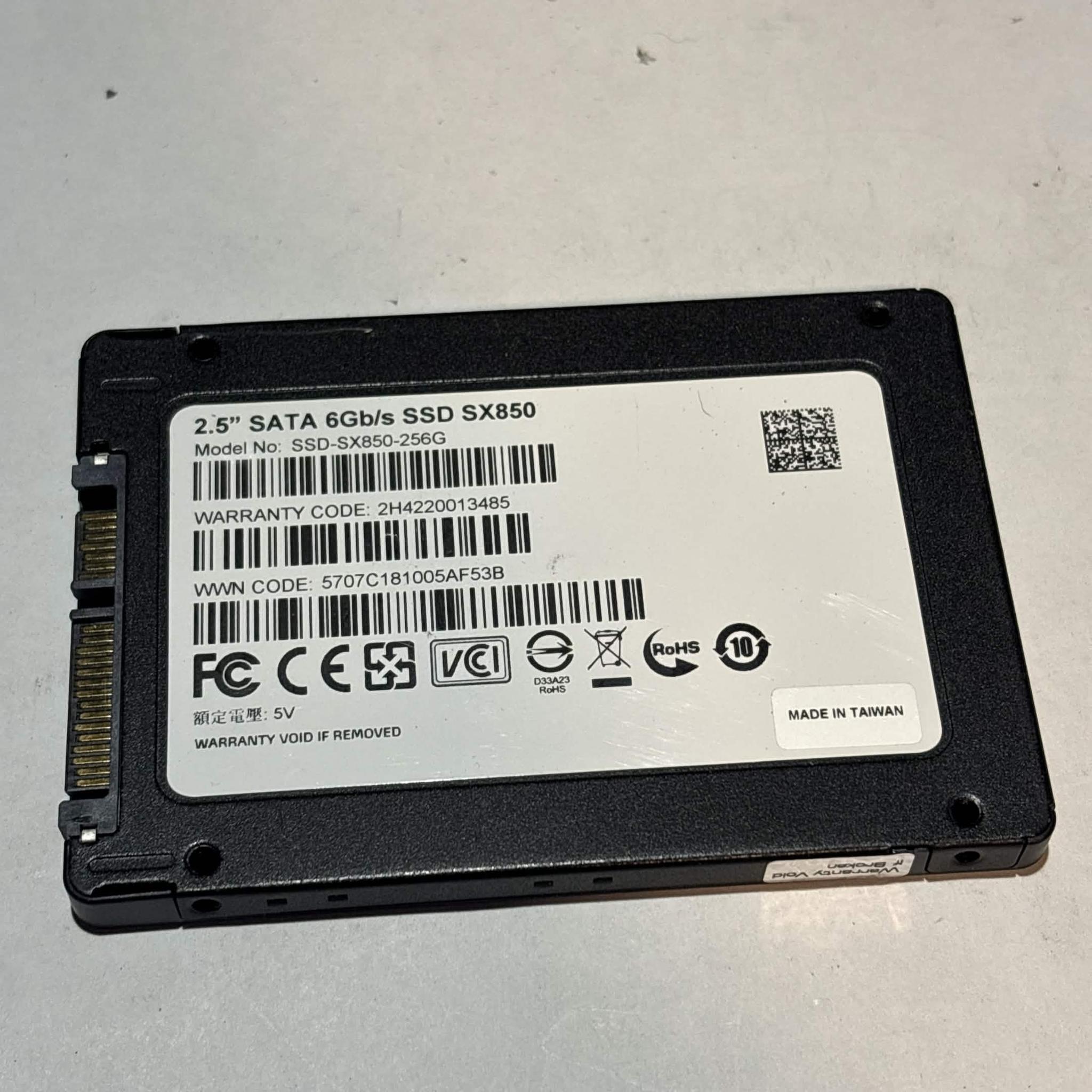 ADATA XPG SX850 256GB SATA SSD | Tested & Functional