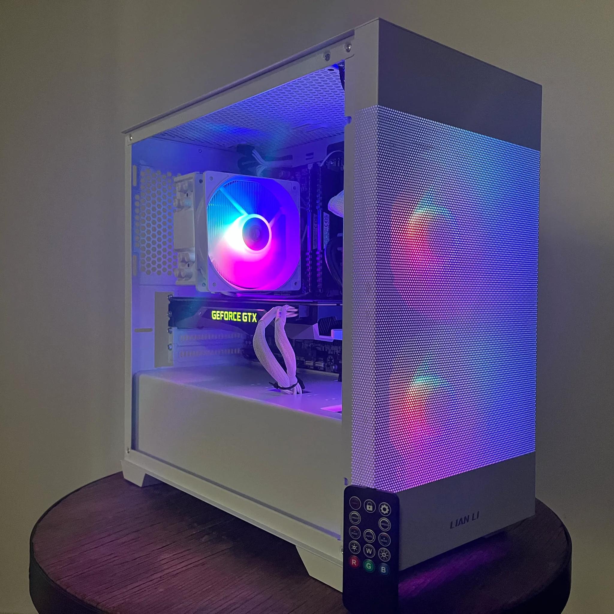 Budget RGB White Gaming PC | GTX 1070 | Intel I5 | 16gb Ram | 2TB HD + SSD | Custom ARGB