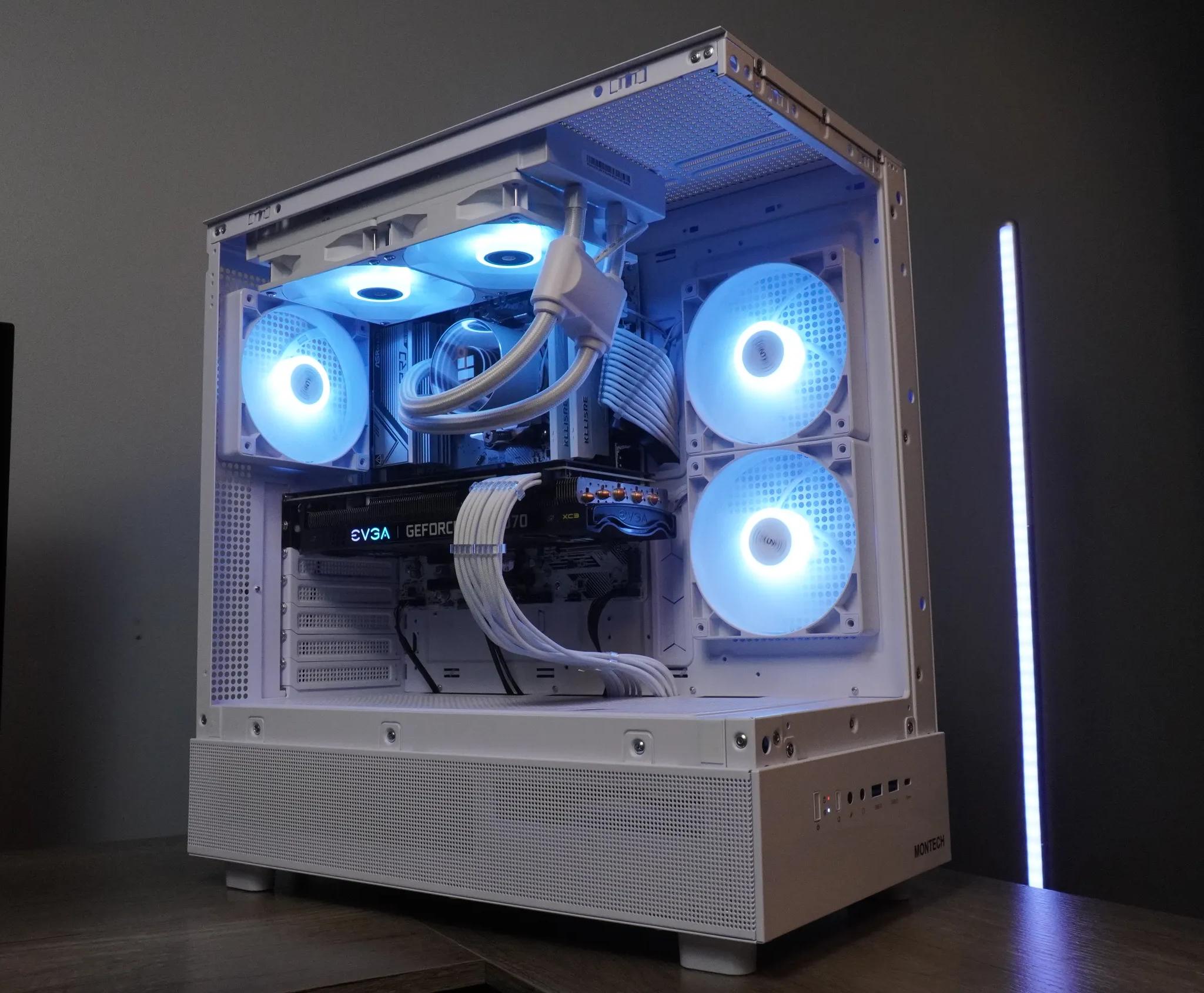 🤍AESTHETIC🤍 1440p GAMING MACHINE 💚RTX 3070 🧡 Ryzen 5 5600x | 32GB | 1TB | WIFI