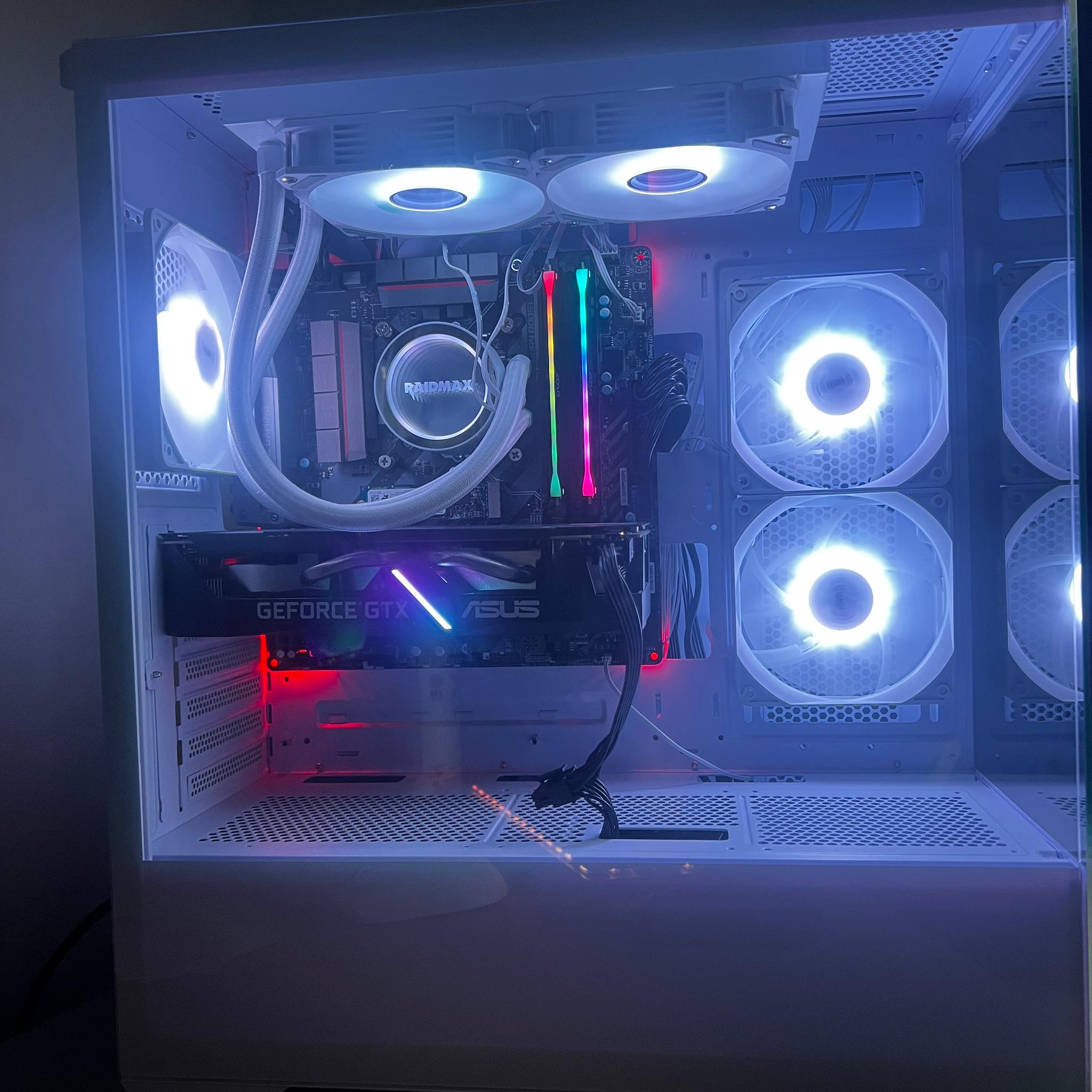 Custom White Gaming Pc | GTX 1660 Super OC • Intel i7 • 16GB DDR4