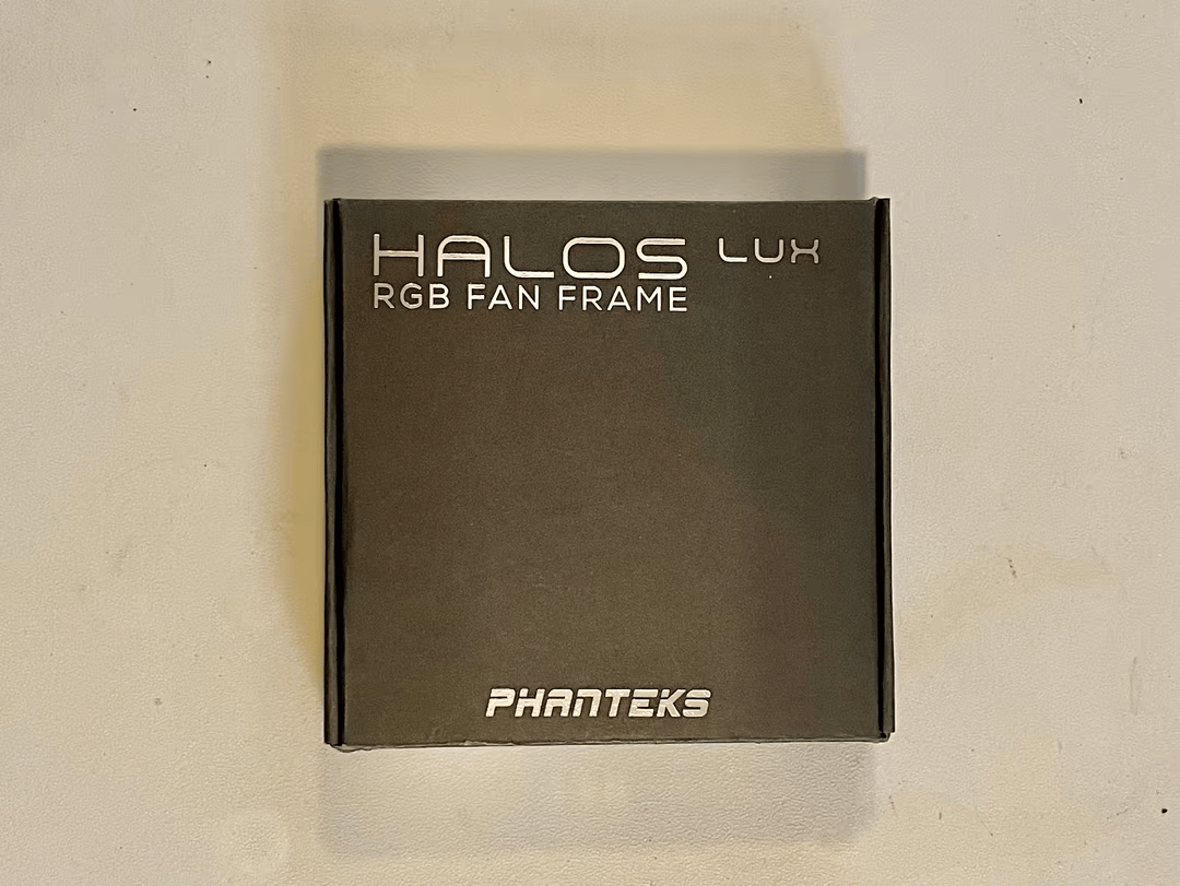 Phanteks Halos Lux Digital LED 120mm Fan Frame Alum, Black (Used, Like New)