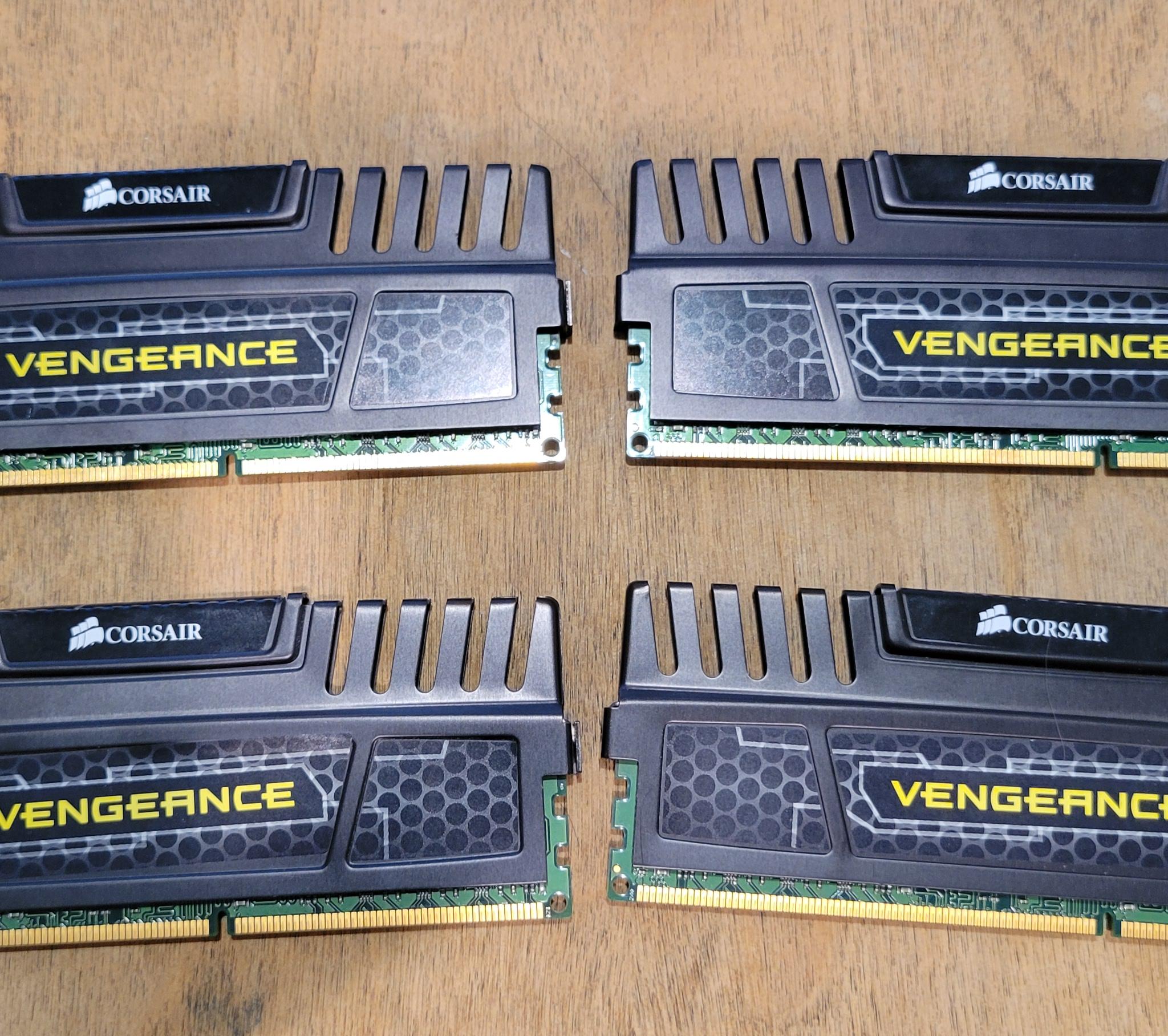 Used Corsair DDR3 ram (3 sets in 1)