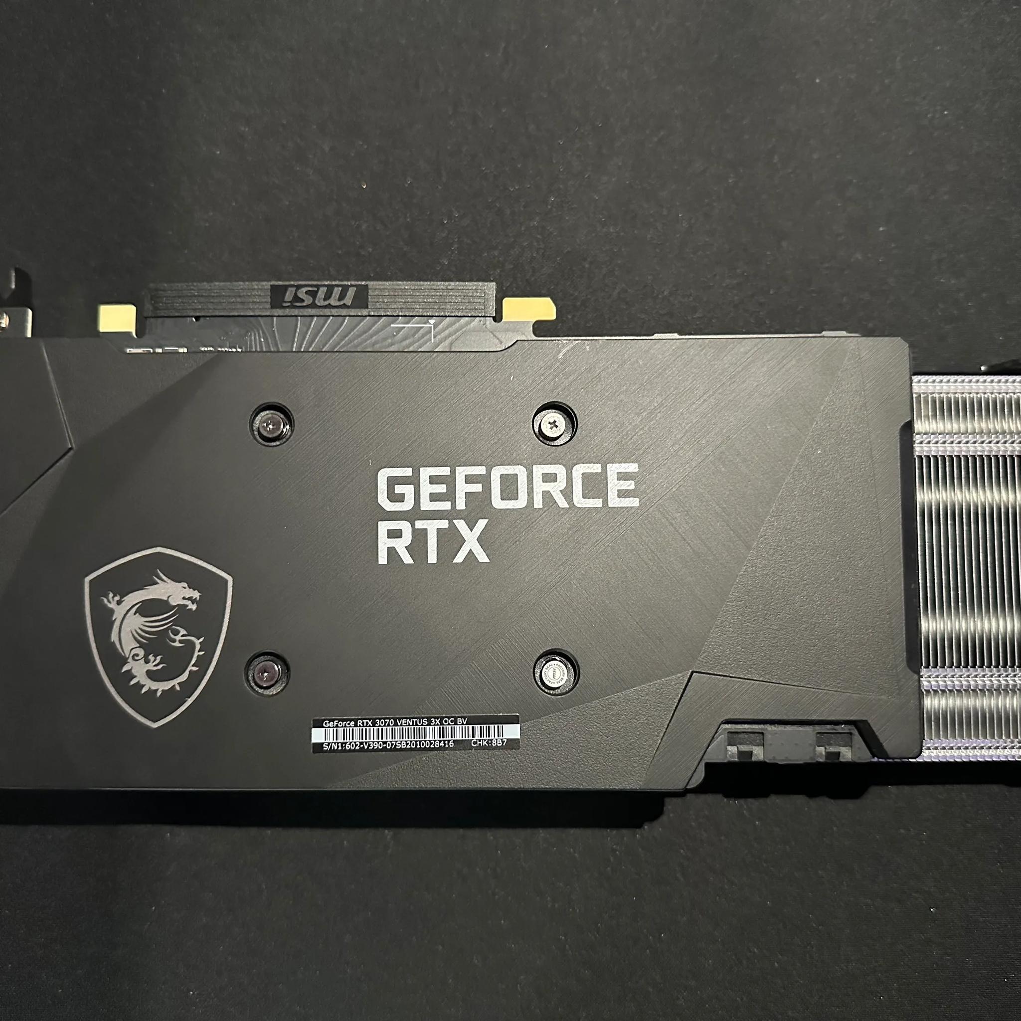 Used MSI GeForce RTX 3070 8 GB VENTUS 3X OC