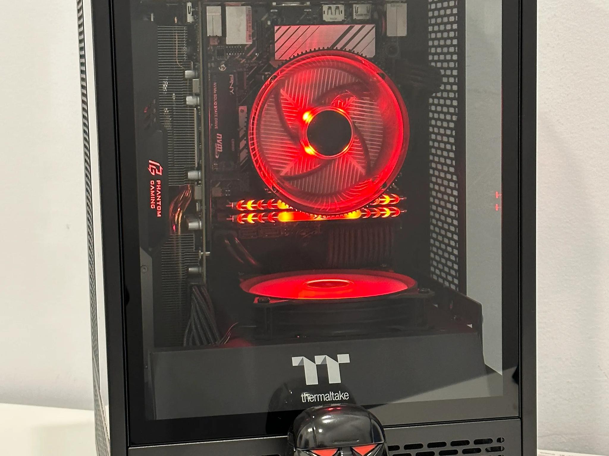 🔴🤖⚔️Red Empire🔴🤖⚔️-Gaming PC-Intel i5 12400 6Cores-AMD RX 5700 XT 8GB-16GB DDR4 -1TB NVME