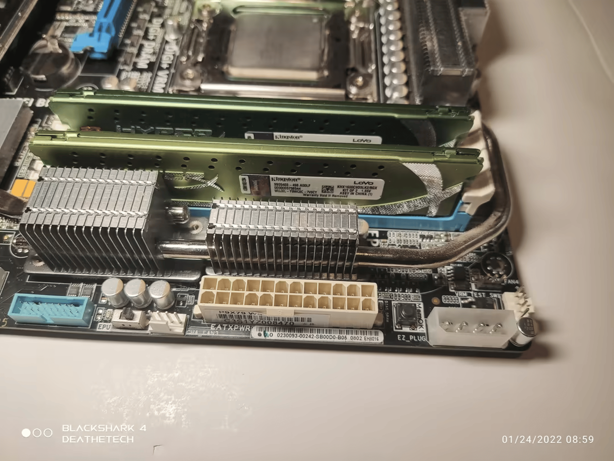 Asus P9X79 WS Motherboard / i7 3930k CPU / 4x4GB DDR3 Ram Combo