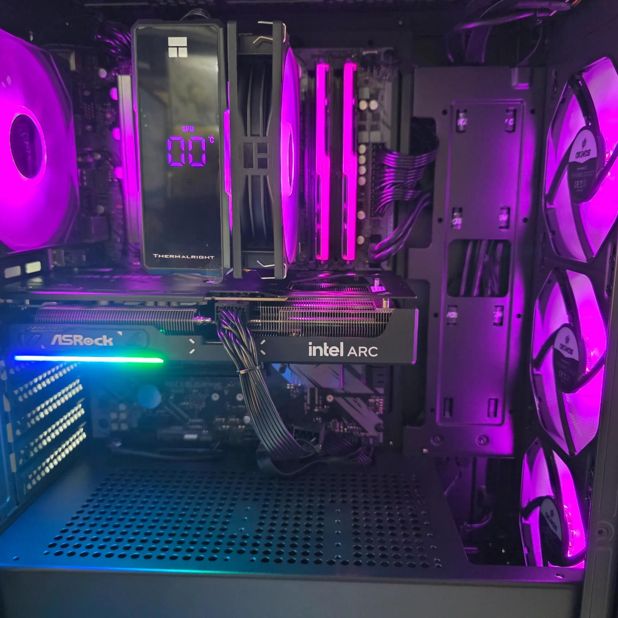 1440p Gaming / Streaming Computer PC (Ryzen 5600GT / Arc B580 / 1tb M.2 / 32gb DDR4)