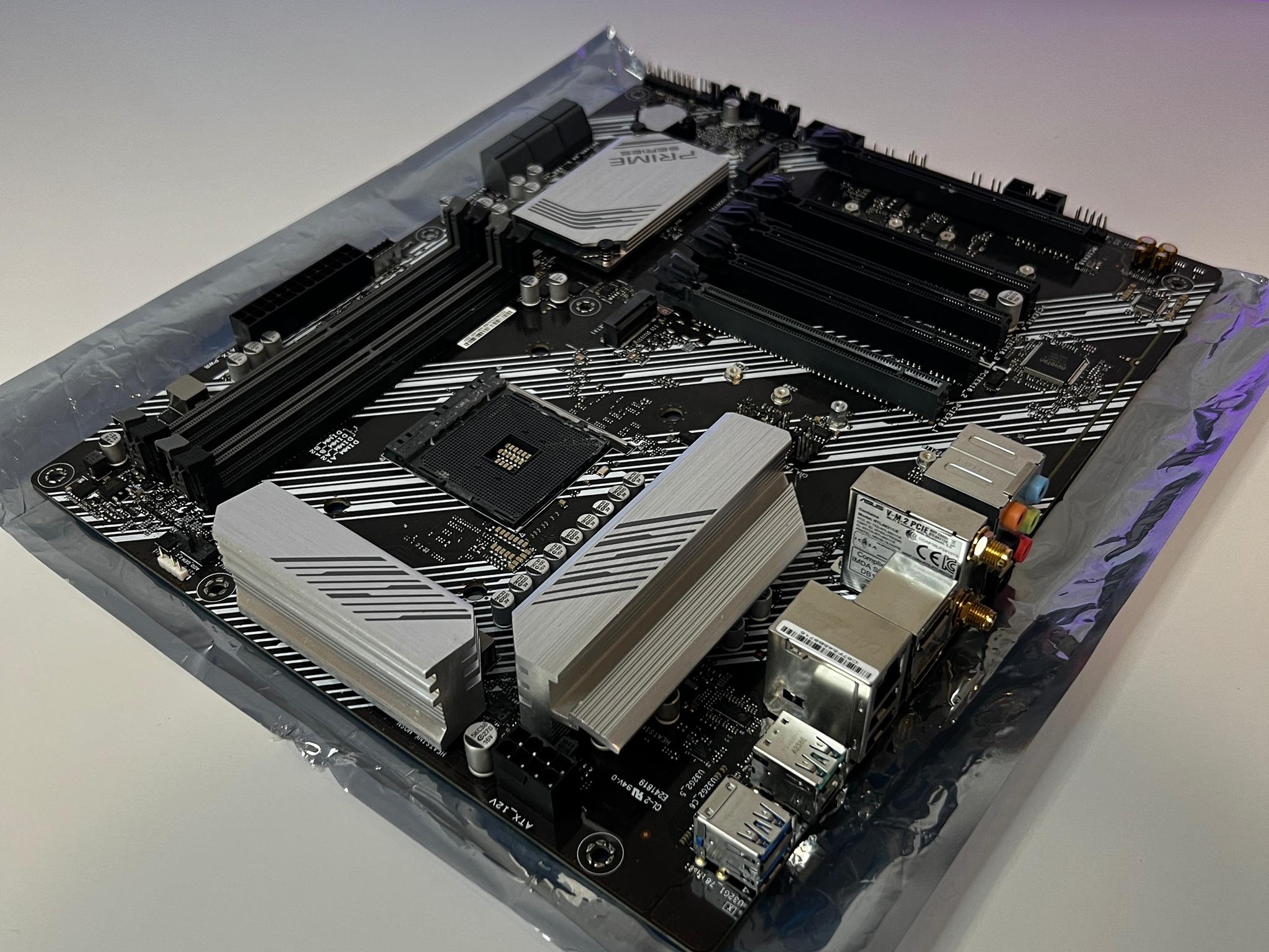 ASUS PRIME B550-PLUS AC-HES AM4 Motherboard (IO Shield Included)