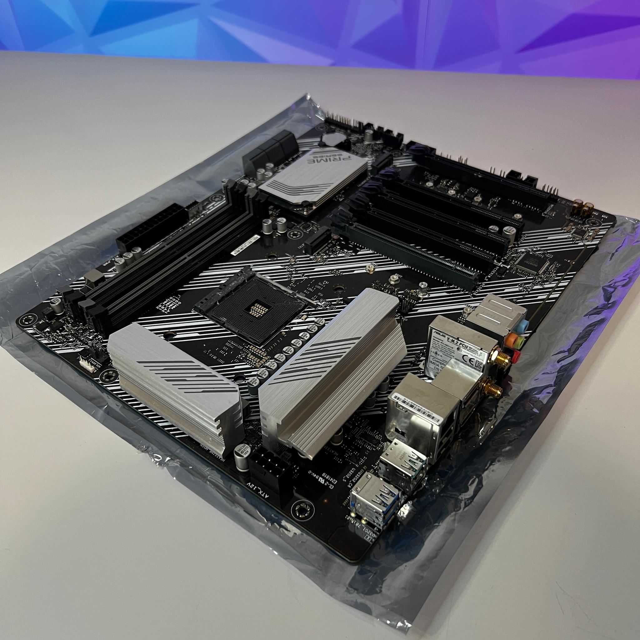 ASUS PRIME B550-PLUS AC-HES AM4 Motherboard (IO Shield Included)