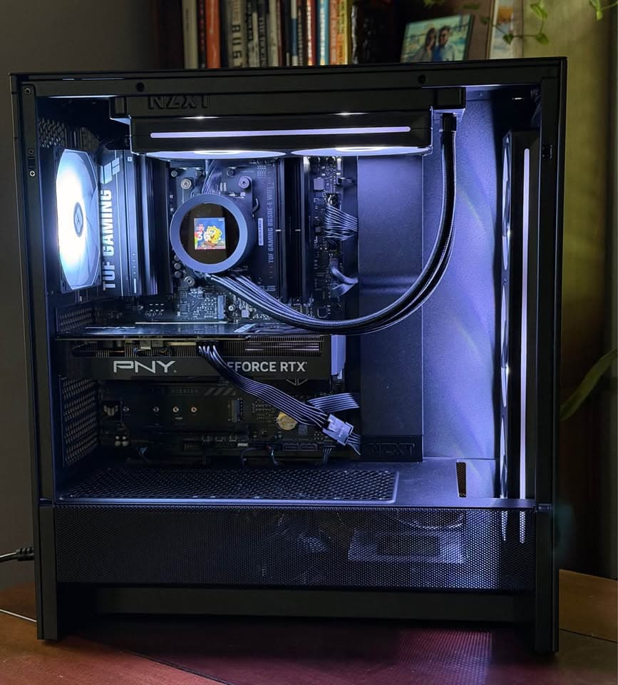 🔥 RTX 4070 Gaming PC | Ryzen 5 7500F | 32GB DDR5 | 1TB NVMe | NZXT AIO + RGB | WiFi | Plug & Play!