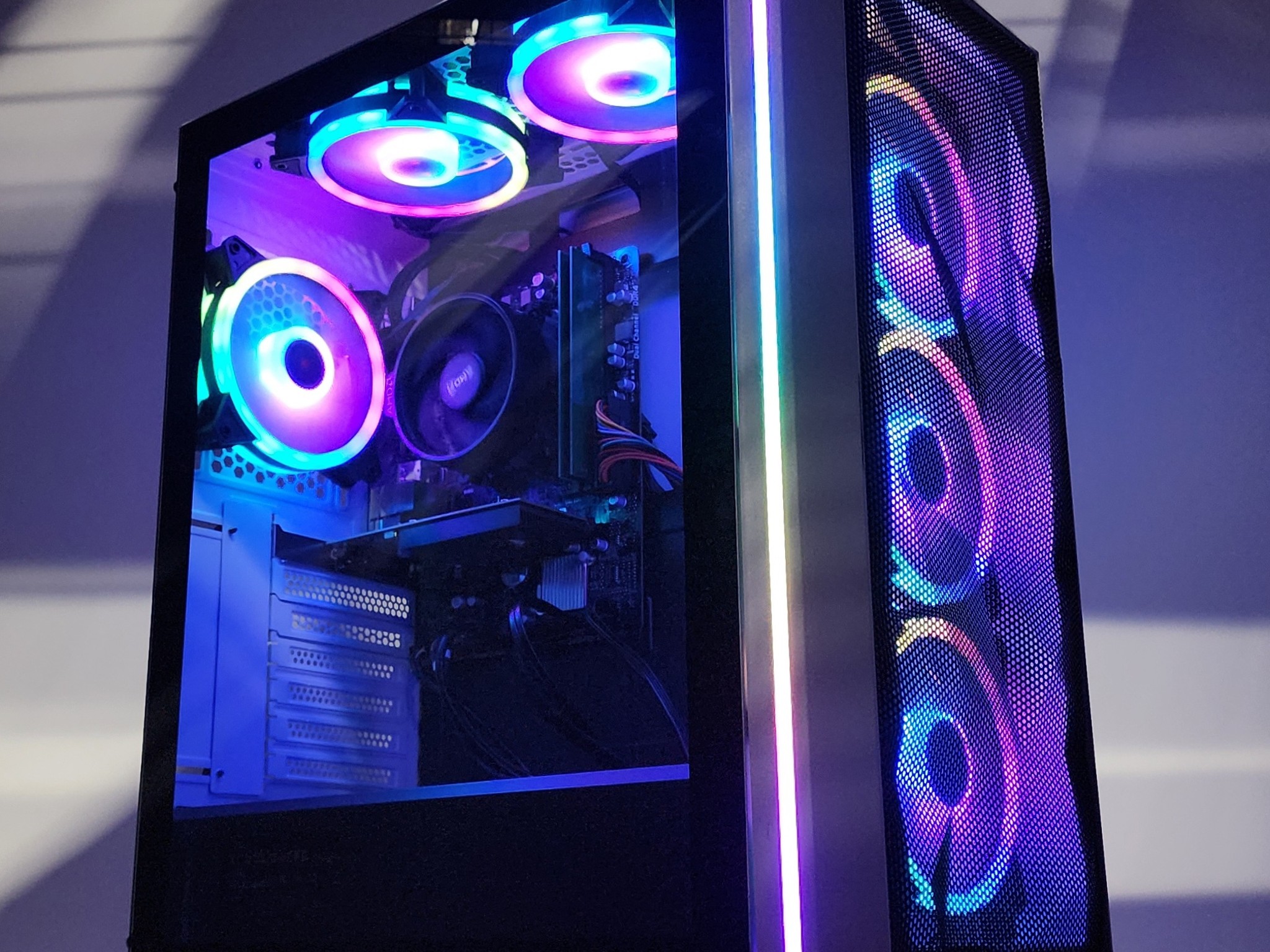 Gaming PC Ryzen 5 3600 16GB RAM 256GB SSD + 1TB HDD GT 1030 2GB Win11 Computer
