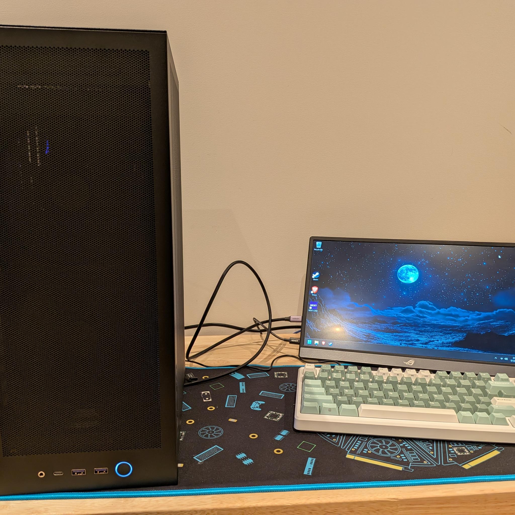 4K Flow - RX 9070 XT, Ryzen 7 9800X3D, 32 GB DDR5 RAM, 2 TB Gen 4 NVME, Liquid Cooled, RGB
