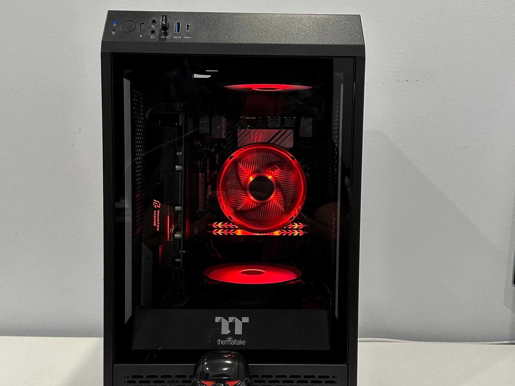 🔴🤖⚔️Red Empire🔴🤖⚔️-Gaming PC-Intel i5 12400 6Cores-AMD RX 5700 XT 8GB-16GB DDR4 -1TB NVME