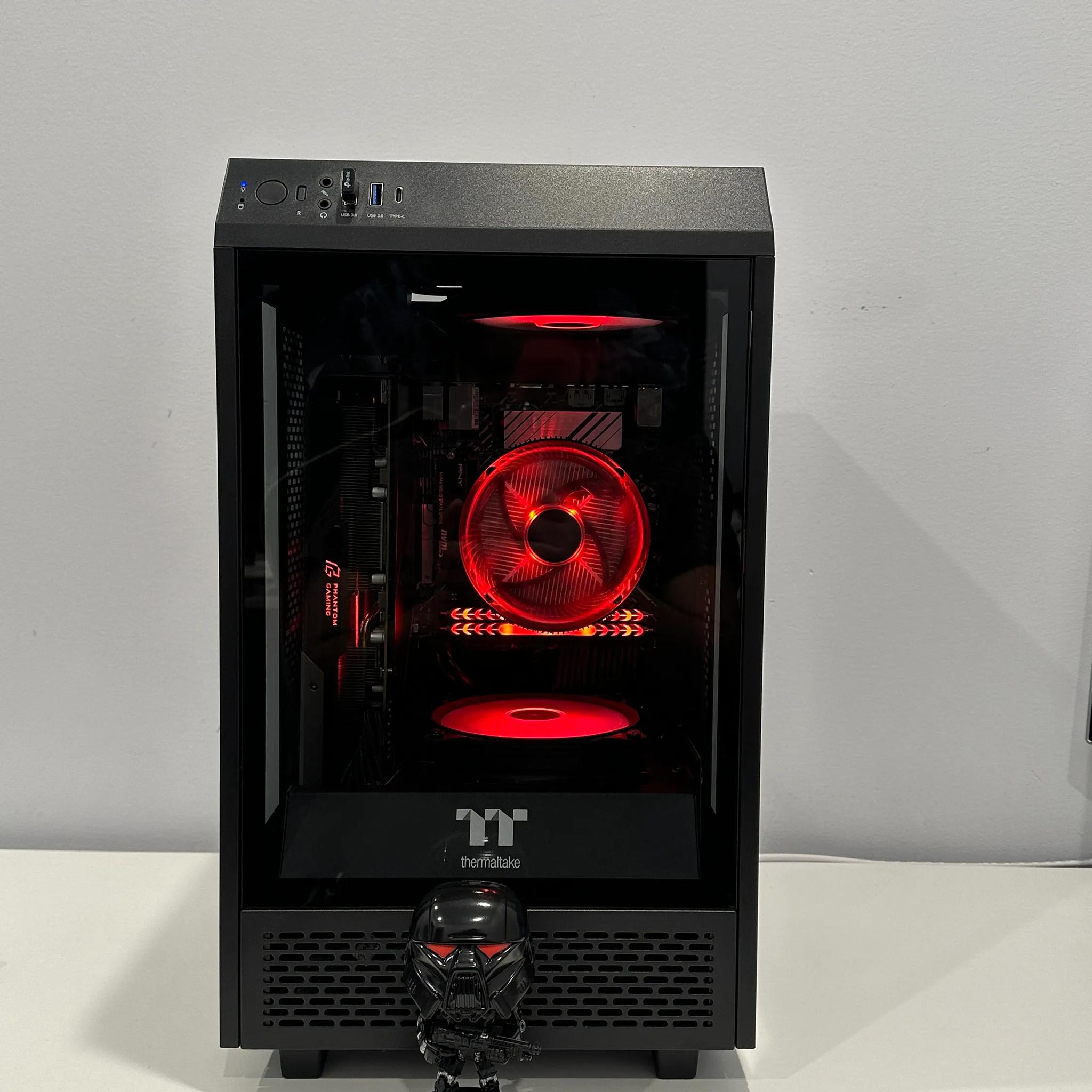 🔴🤖⚔️Red Empire🔴🤖⚔️-Gaming PC-Intel i5 12400 6Cores-AMD RX 5700 XT 8GB-16GB DDR4 -1TB NVME