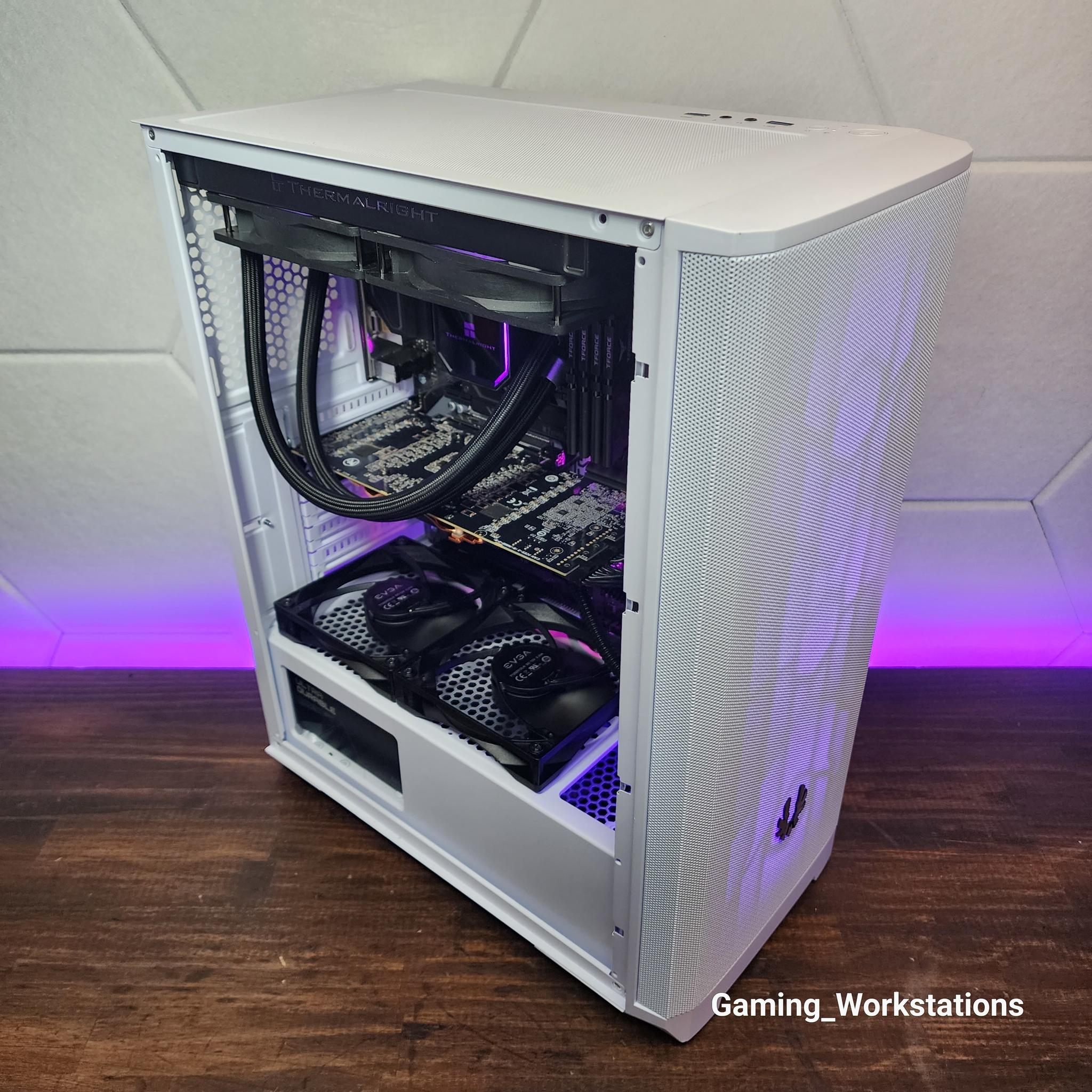 💜🤍 RTX 3080 // Core i7 12700 KF // 32GB 3200MHz // 2TB NVMe Gen 3 // CPU&GPU Liquid Cooled!