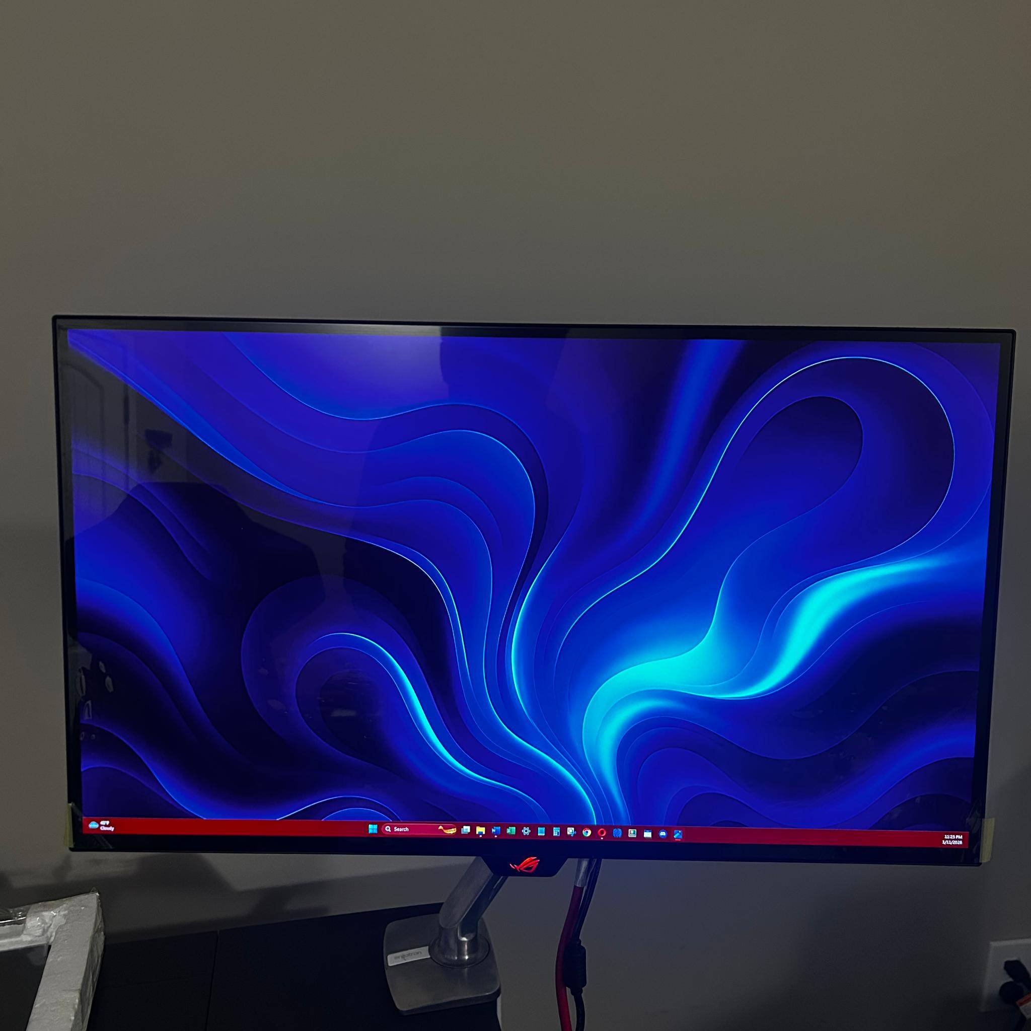 ASUS ROG 27” OLED (480hz Refresh Rate) 2560x1440 Resolution Gaming Monitor (PG27AQDP)
