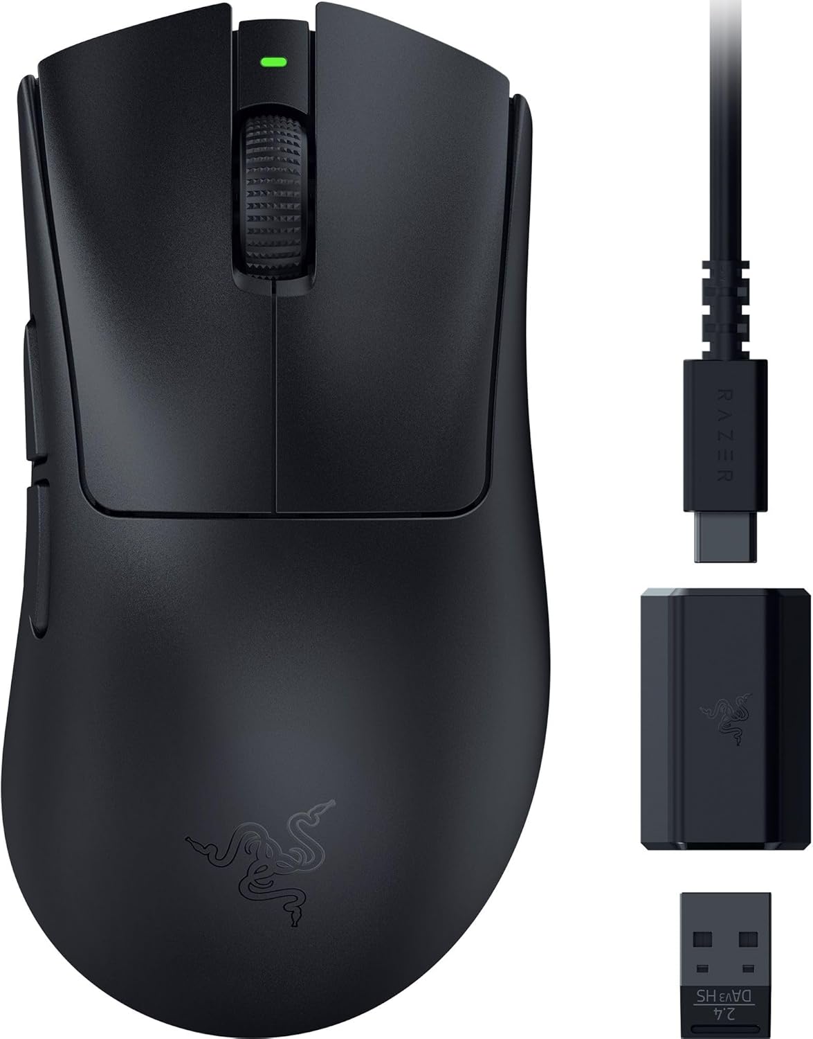 Razer DeathAdder V3 HyperSpeed Wireless Gaming Mouse - Lightweight 55g