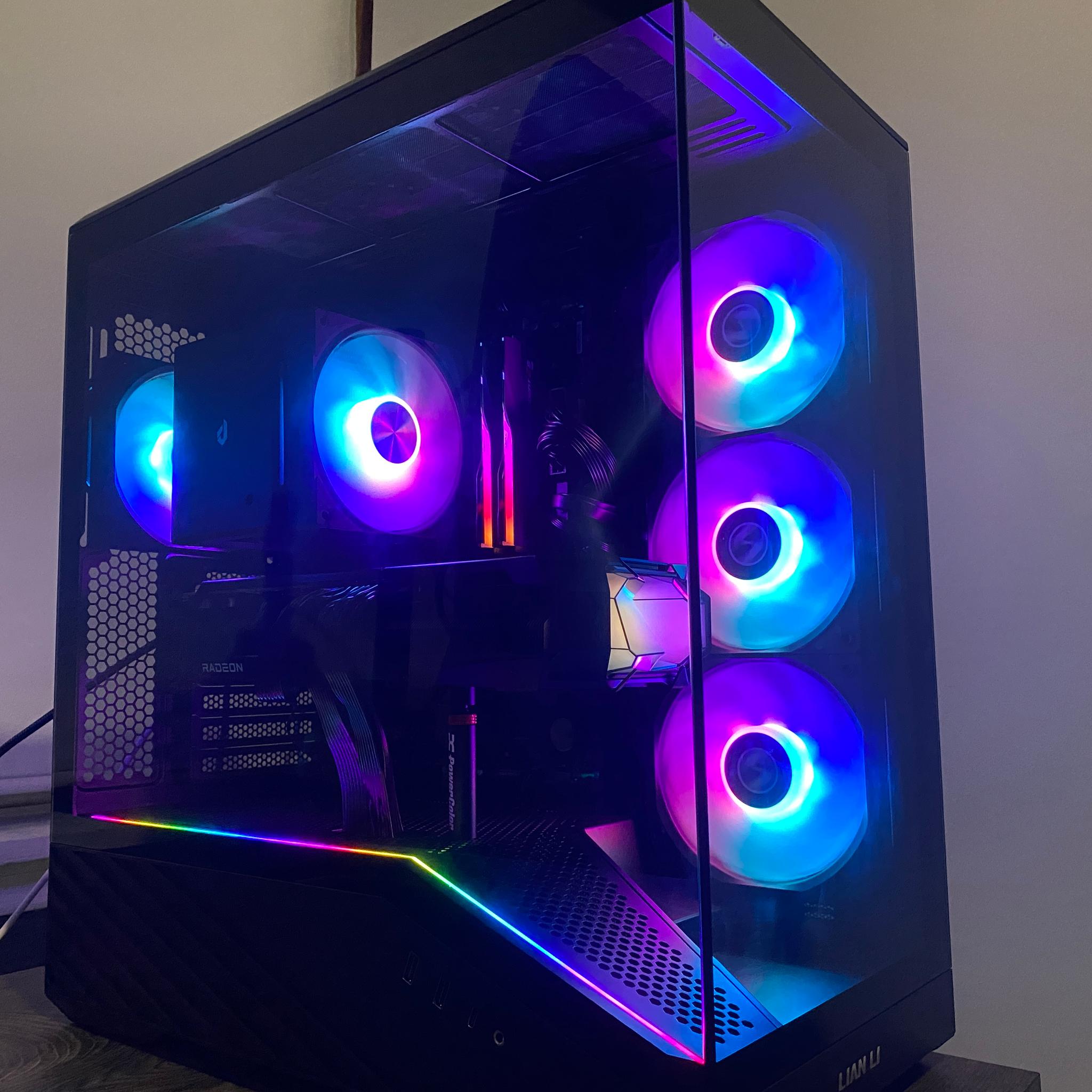 RX 9070 XT Custom Gaming PC - Ryzen 7 7800X3D, 32GB RAM, 2TB NVMe SSD