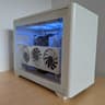 White ITX Gaming PC: Ryzen 5 5500 | RTX 3070 | 16GB DDR4 | 1TB SSD