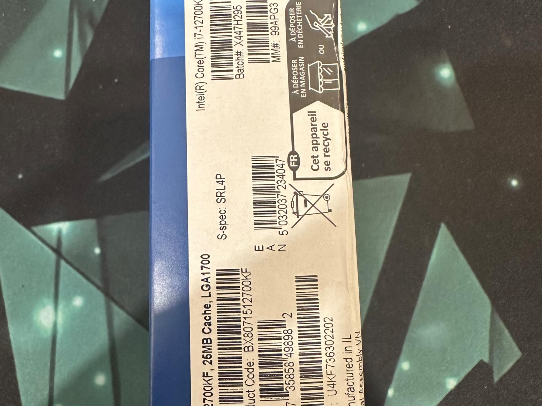 Intel Core i7-12700KF Desktop Processor