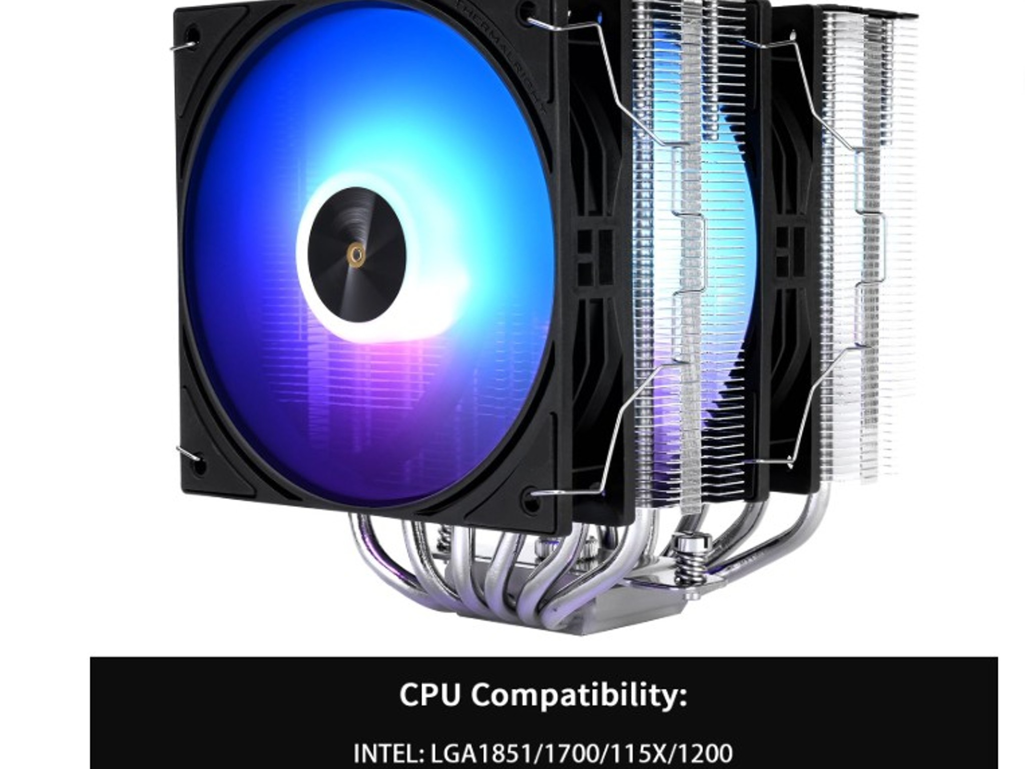 Thermalright Peerless Assassin 120 ARGB Black V3 CPU Air Cooler Dual TL-P12-S Fans for Intel and AMD