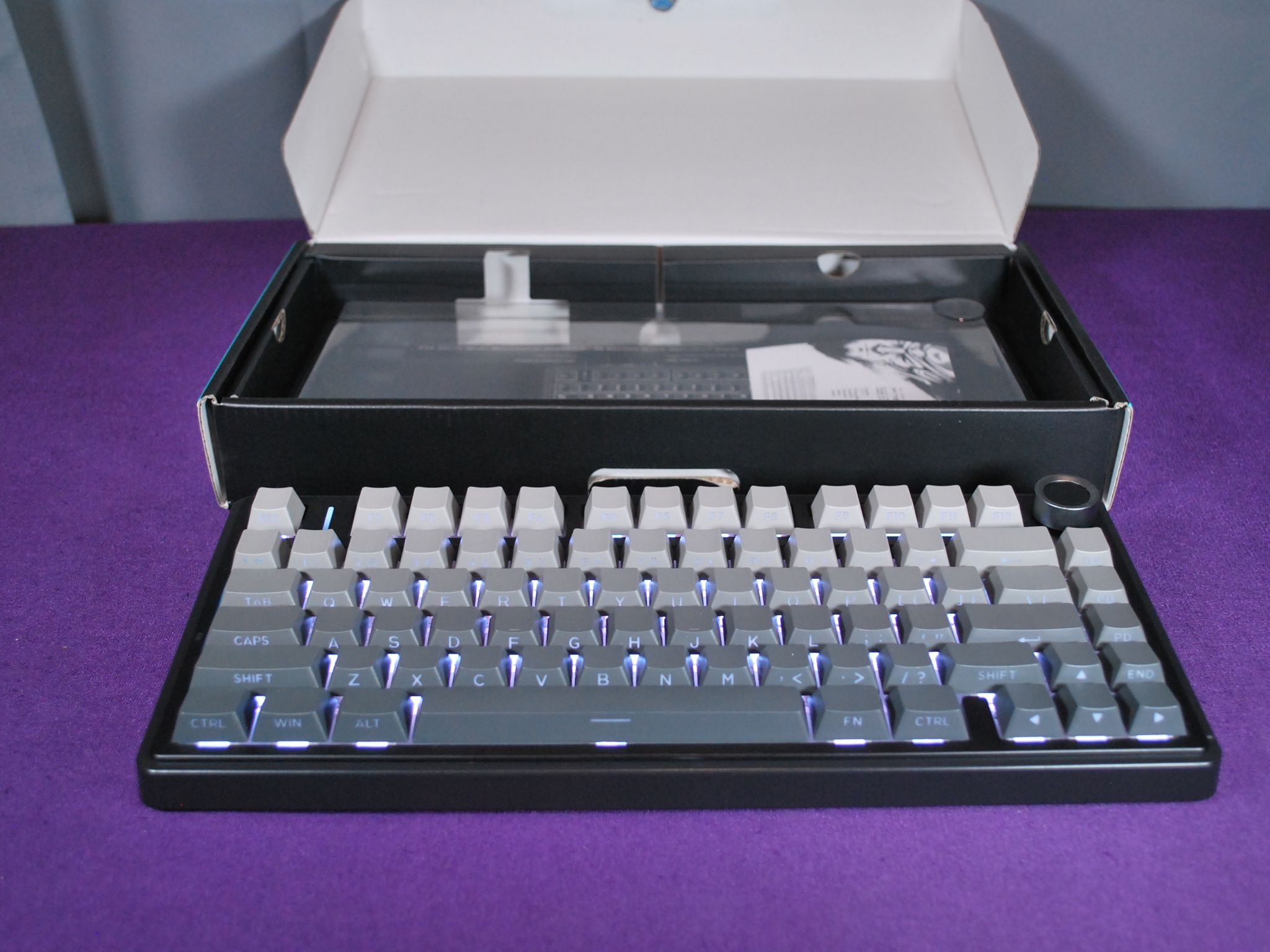AULA F75 Pro Wireless Mechanical 75%, Pre-lubed Leobog Reaper Switches, with Knob, Hot Swappable