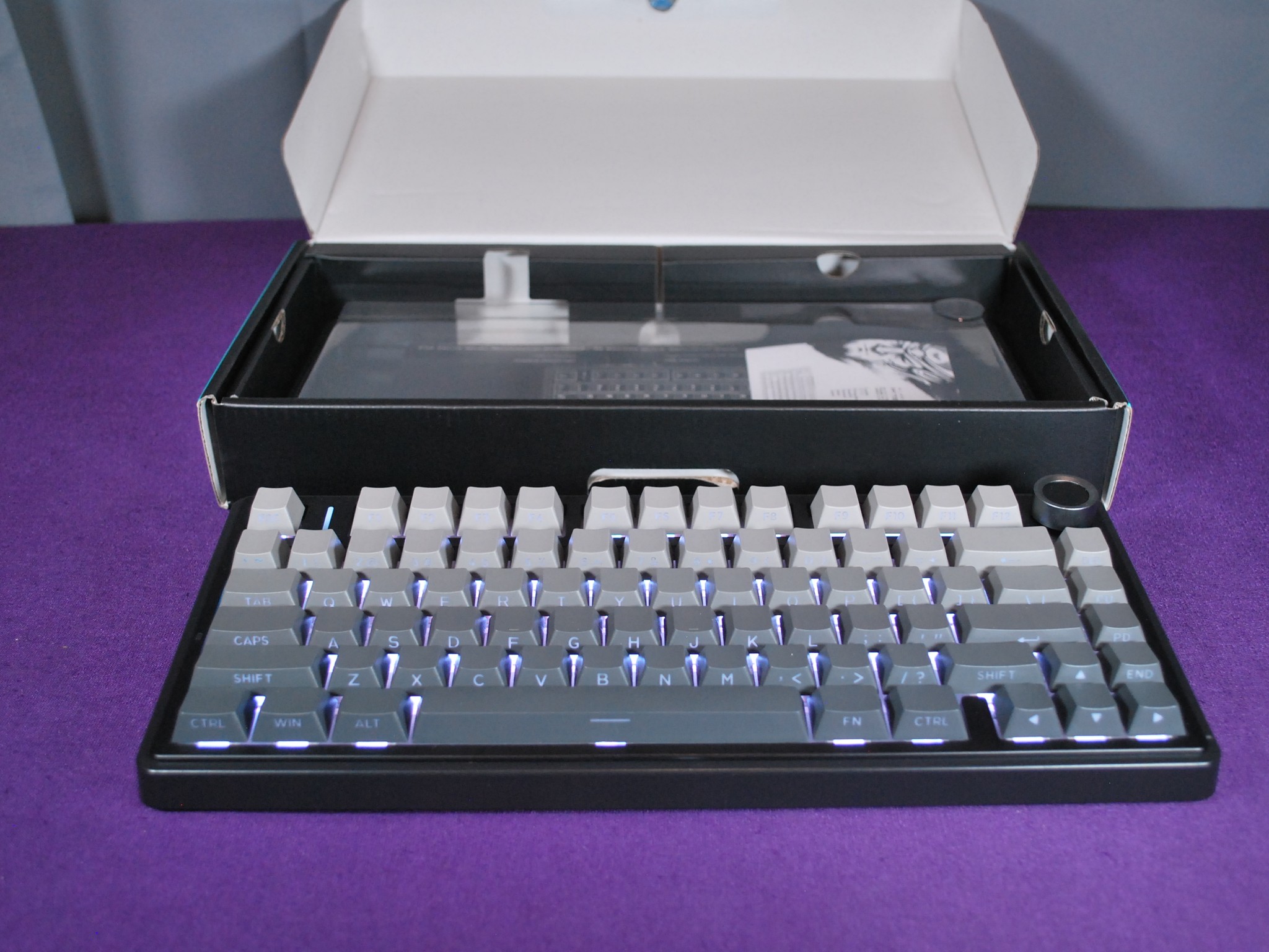 AULA F75 Pro Wireless Mechanical 75%, Pre-lubed Leobog Reaper Switches, with Knob, Hot Swappable