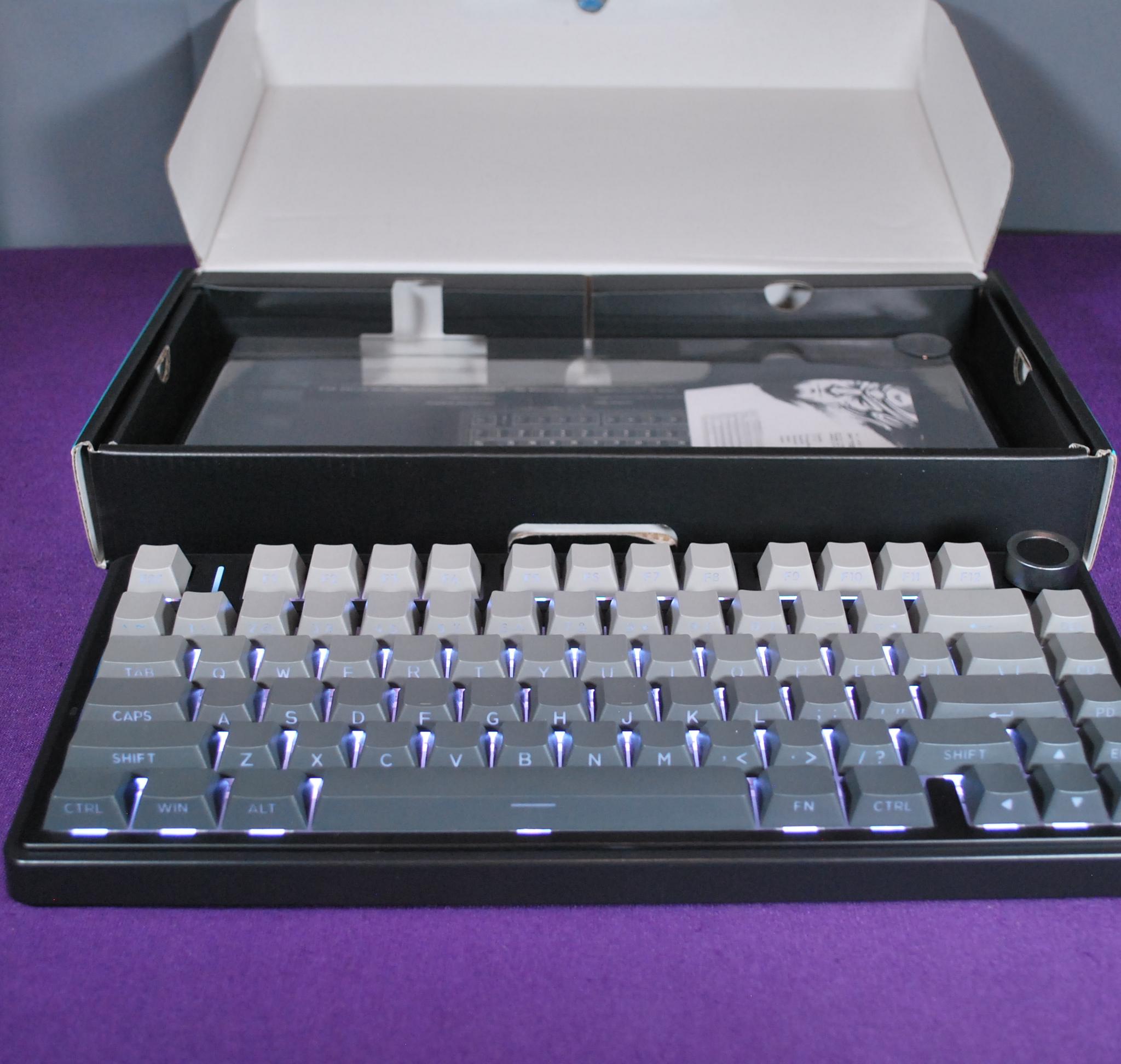 AULA F75 Pro Wireless Mechanical 75%, Pre-lubed Leobog Reaper Switches, with Knob, Hot Swappable
