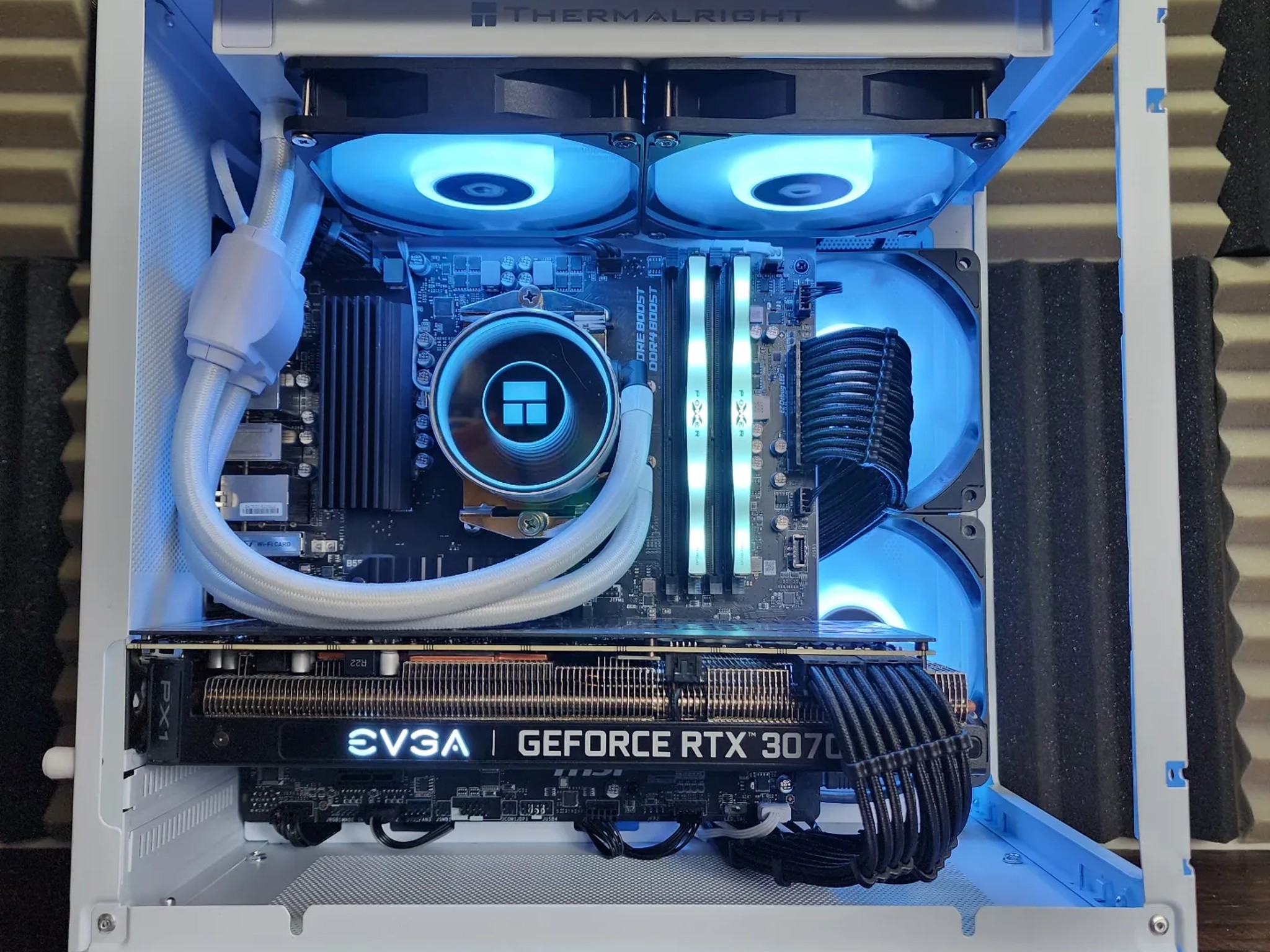 💙🤍💙EVGA RTX 3070 XC3 // AMD Ryzen 7 5700G // Zenith RGB 16GB 3200MHz // MSI M371 1TB NVMe SSD