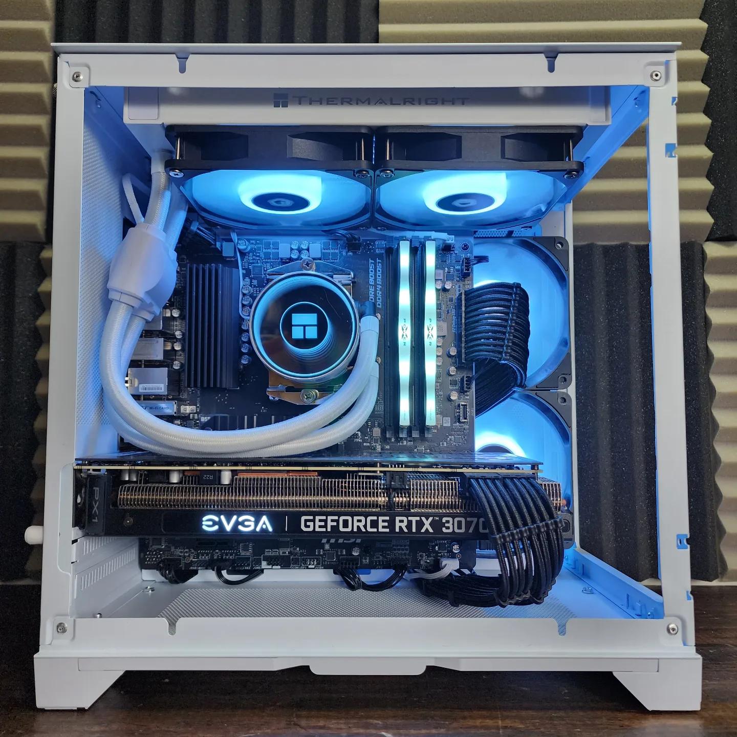 💙🤍💙EVGA RTX 3070 XC3 // AMD Ryzen 7 5700G // Zenith RGB 16GB 3200MHz // MSI M371 1TB NVMe SSD