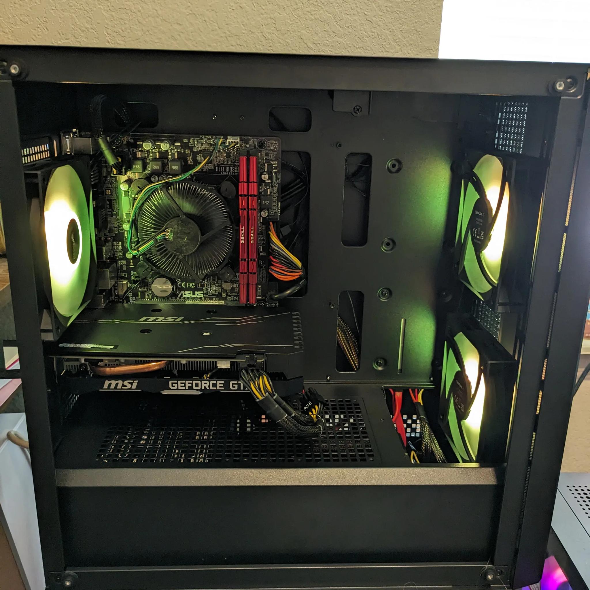 FREE SHIP|| i5-7500, GTX 1660S, 16GB RAM, 512GB SSD, Win10, WiFi, RGB
