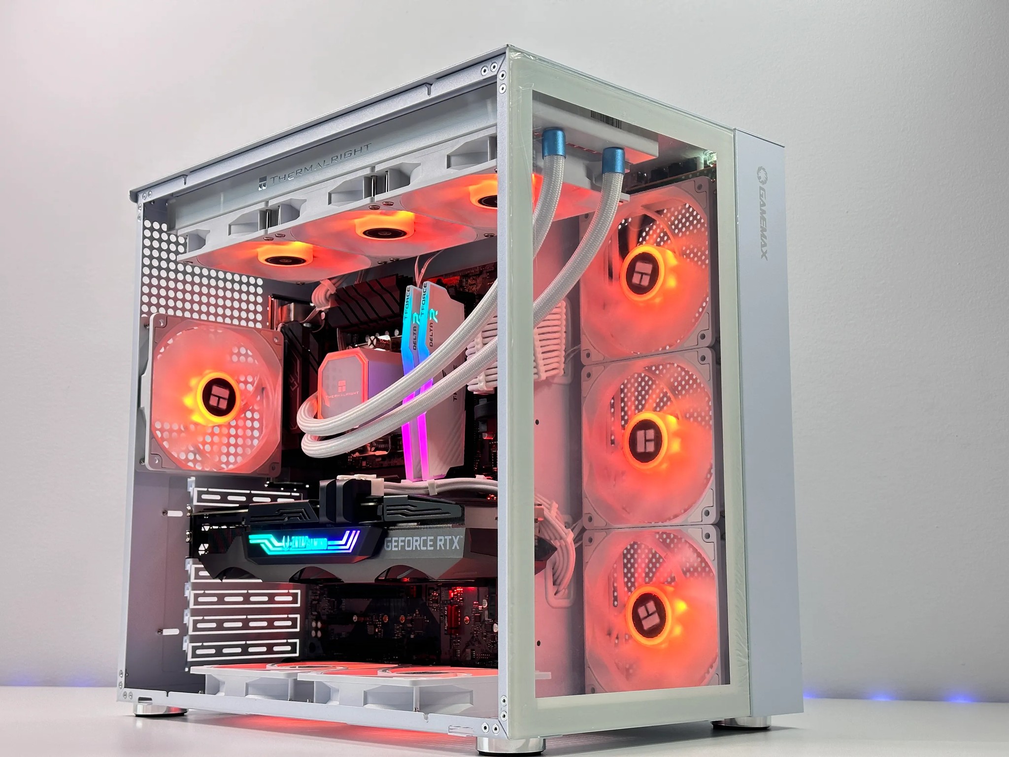 🫗4k Liquid Cooled Gaming PC🫗 Nvidia RTX 3080 10GB❄️Intel 12600KF 10Cores❄️32GB DDR4❄️1TB NVME