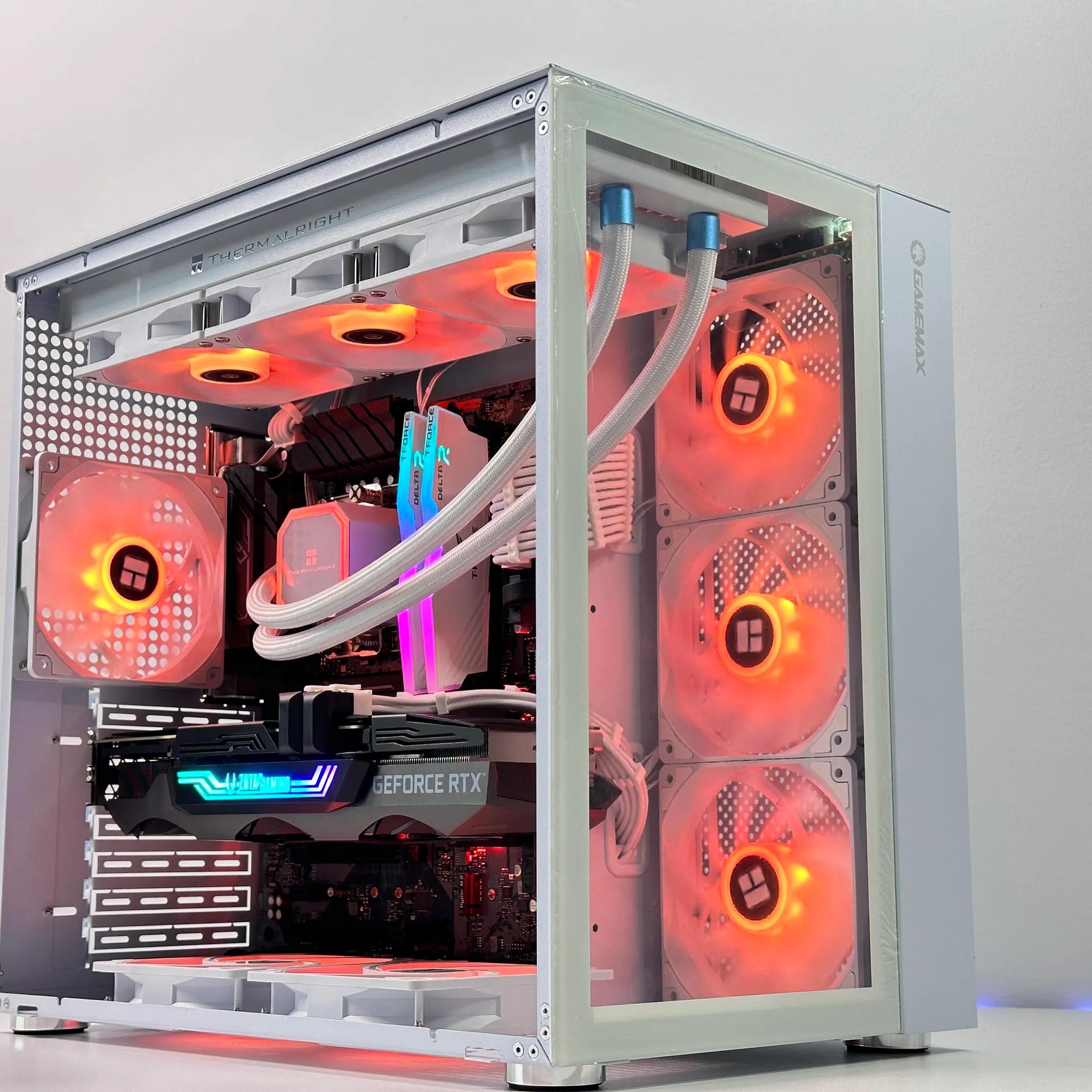 🫗4k Liquid Cooled Gaming PC🫗 Nvidia RTX 3080 10GB❄️Intel 12600KF 10Cores❄️32GB DDR4❄️1TB NVME