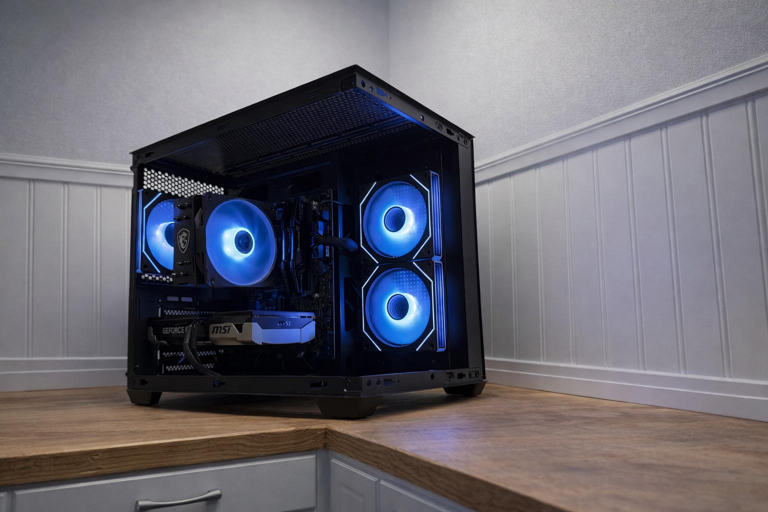 SMOKE RTX 5060ti 8g | 32GB RAM | 850W gold PSU | AMD 5500/ 1TB NVME