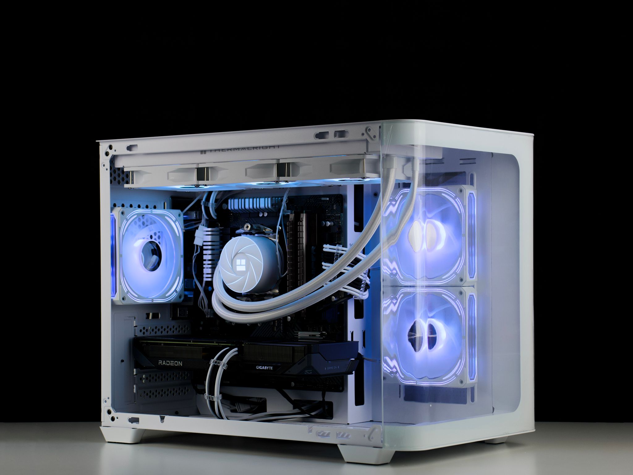 ❄️🧊💎 Whiteout 1440P Gaming PC | RX 9060 XT 16GB, Ryzen 7 5800X, 32GB RAM, 1TB | ❄️🧊💎