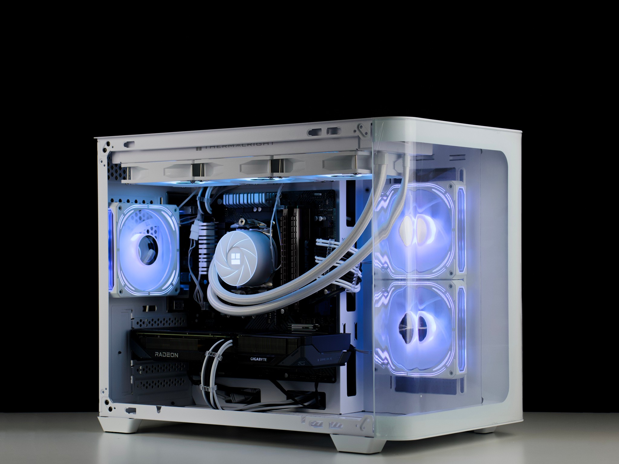 ❄️🧊💎 Whiteout 1440P Gaming PC | RX 9060 XT 16GB, Ryzen 7 5800X, 32GB RAM, 1TB | ❄️🧊💎