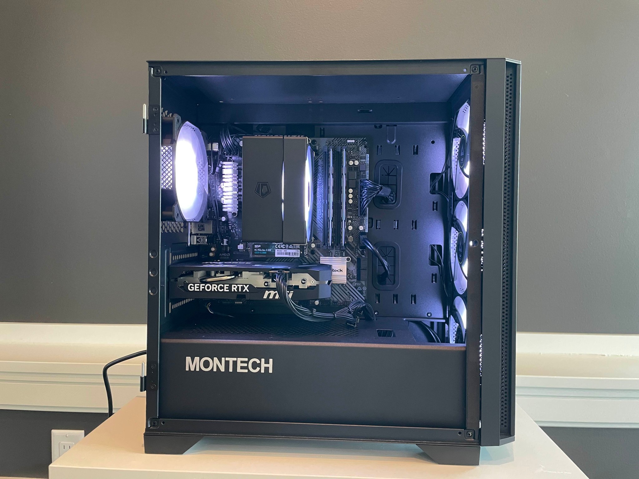 💜💜Budget Gaming PC| Ryzen 5 5500| 16gb Ram| RTX 5060| 1TB NVMe Storage💜💜