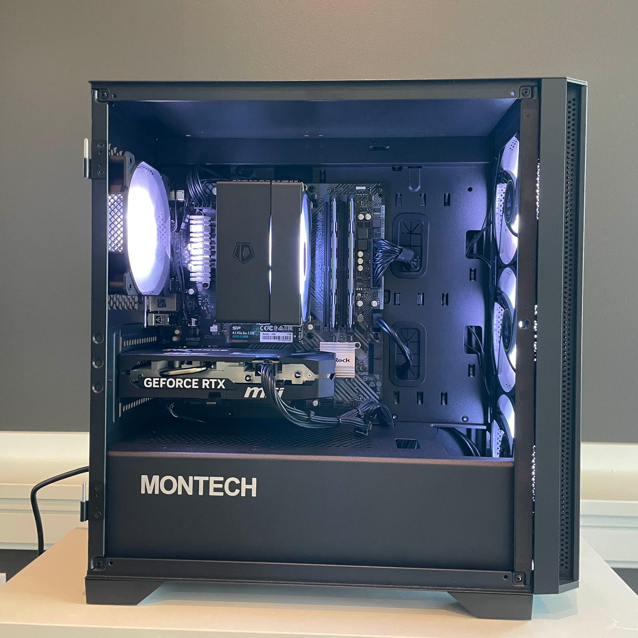 💜💜Budget Gaming PC| Ryzen 5 5500| 16gb Ram| RTX 5060| 1TB NVMe Storage💜💜