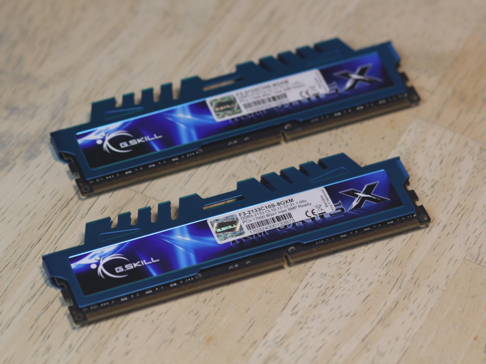 G. Skill Ripjaws X DDR3 16GB 2133MT/s CL10