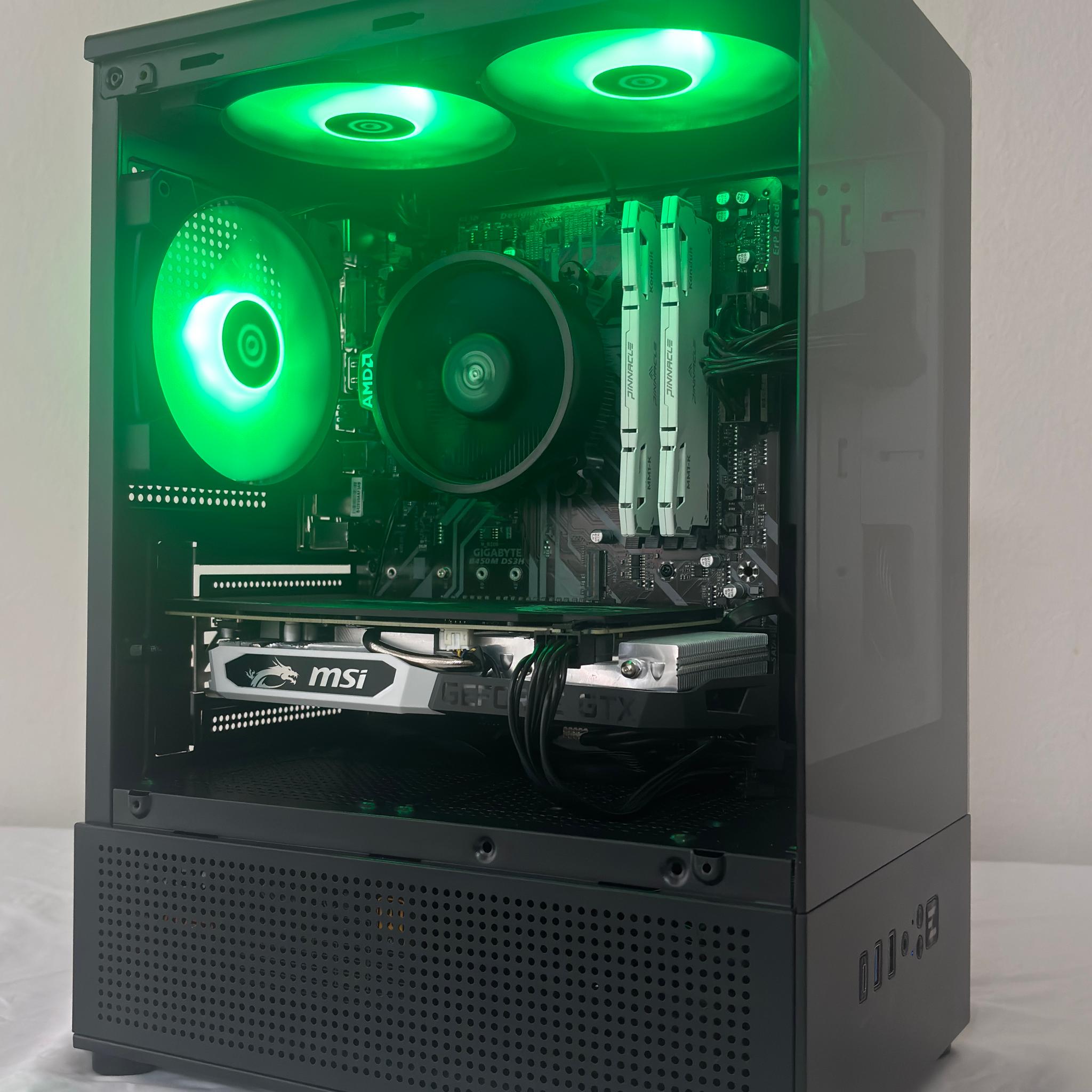 ❤️ Ryzen 5 2600 + GTX 1660 TI Budget Gaming PC | 16GB RAM | Win 11 Activated | 500GB SSD ❤️